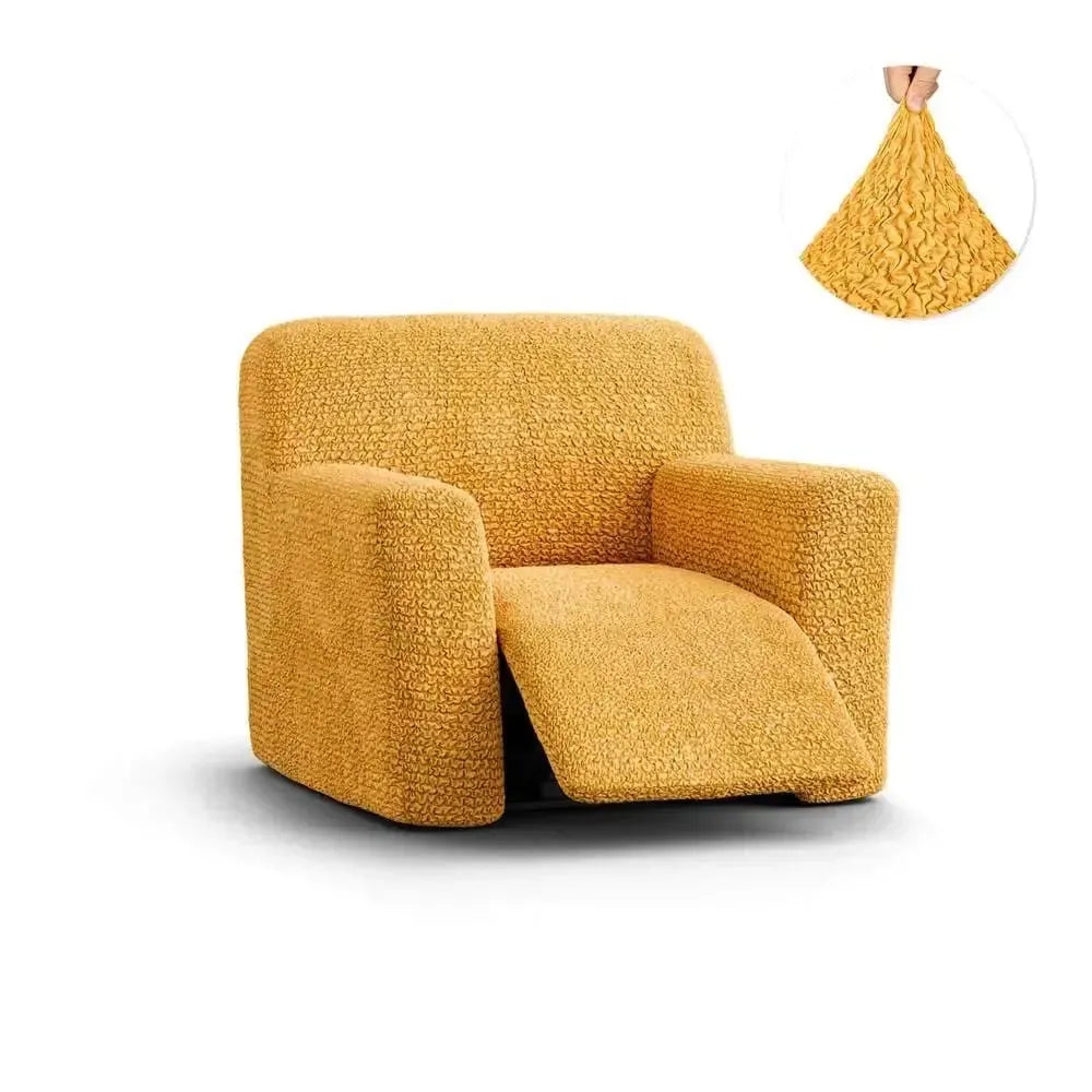 Microfiber Reclining Armchair Slipcover - Stretchable Furniture Protector for Living Room, Bedroom & Home Theater - Easy Wash Sofa Cover for Comfort & Style