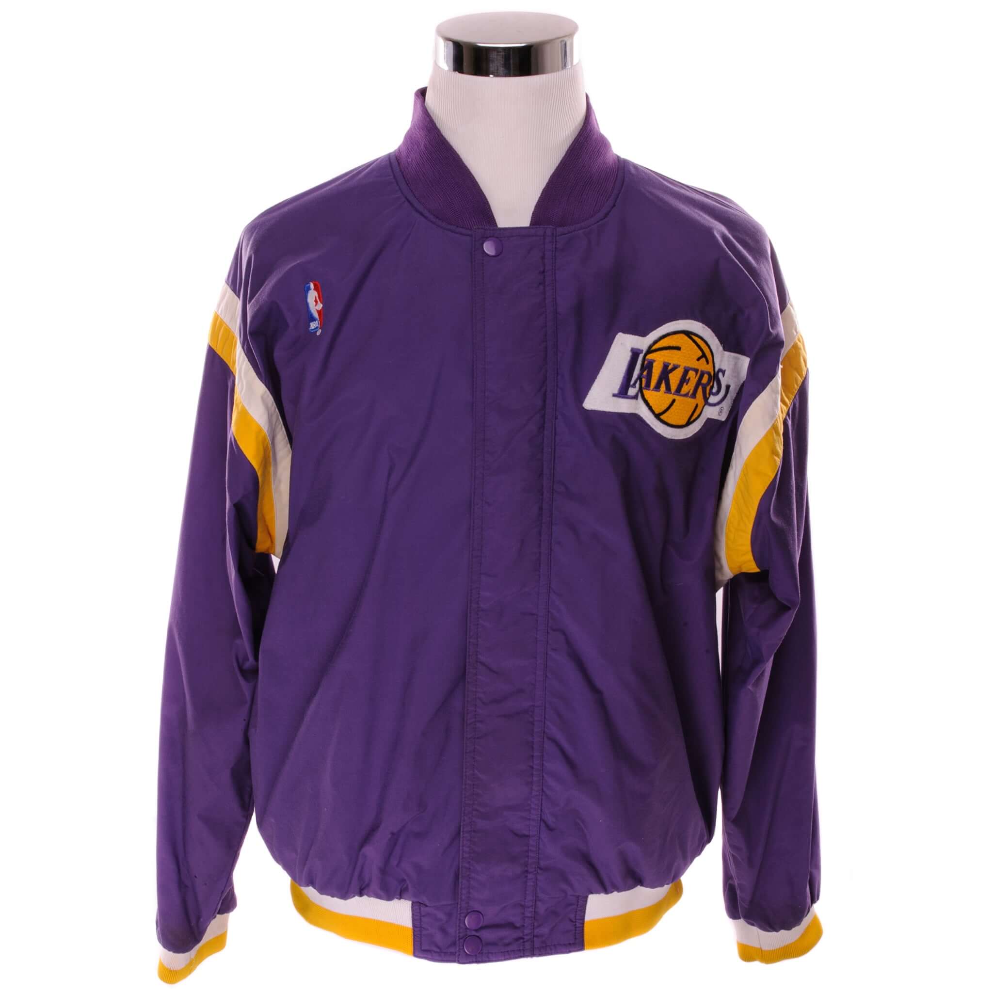 Vintage Champion NBA Los Angeles Lakers Jacket 1990-2000s - Size Large - Retro Basketball Fan Gift & Streetwear Fashion