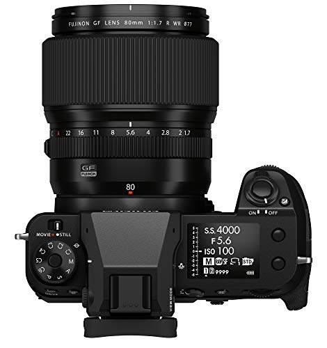 FUJIFILM GFX 100S 102MP Medium Format Mirrorless Digital Camera with 5-Axis IBIS - Professional Photography, Landscape & Studio Shooting