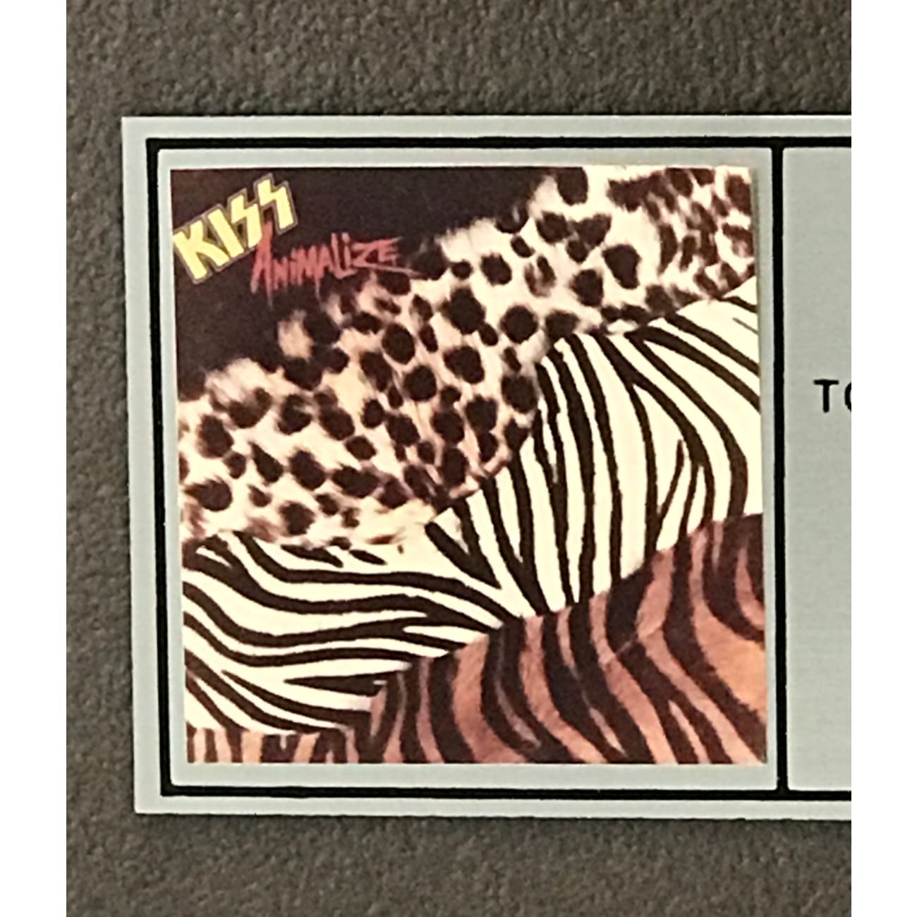 KISS Animalize RIAA Platinum Album Award - Official Music Collectible for Fans & Display - Perfect for Home, Office, or Music Memorabilia Collections