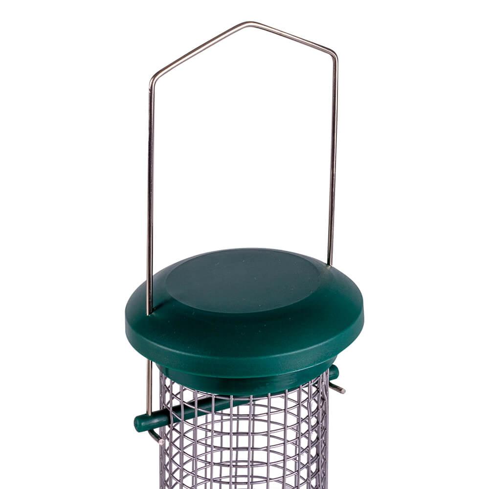 AllPetSolutions Classic Wild Bird Nut Plastic Feeder - Durable Outdoor Bird Feeder for Garden, Yard & Backyard - Attracts Cardinals, Finches & Songbirds - Easy to Fill & Clean - Weather Resistant Design
