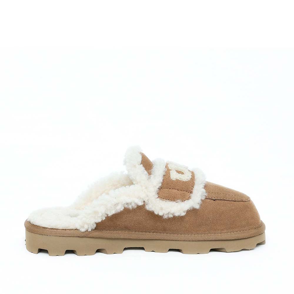 Women's UGG Violet Cozy Indoor/Outdoor Slippers - Soft Fleece Lined House Shoes for Winter Comfort - Perfect for Home, Lounge & Quick Errands