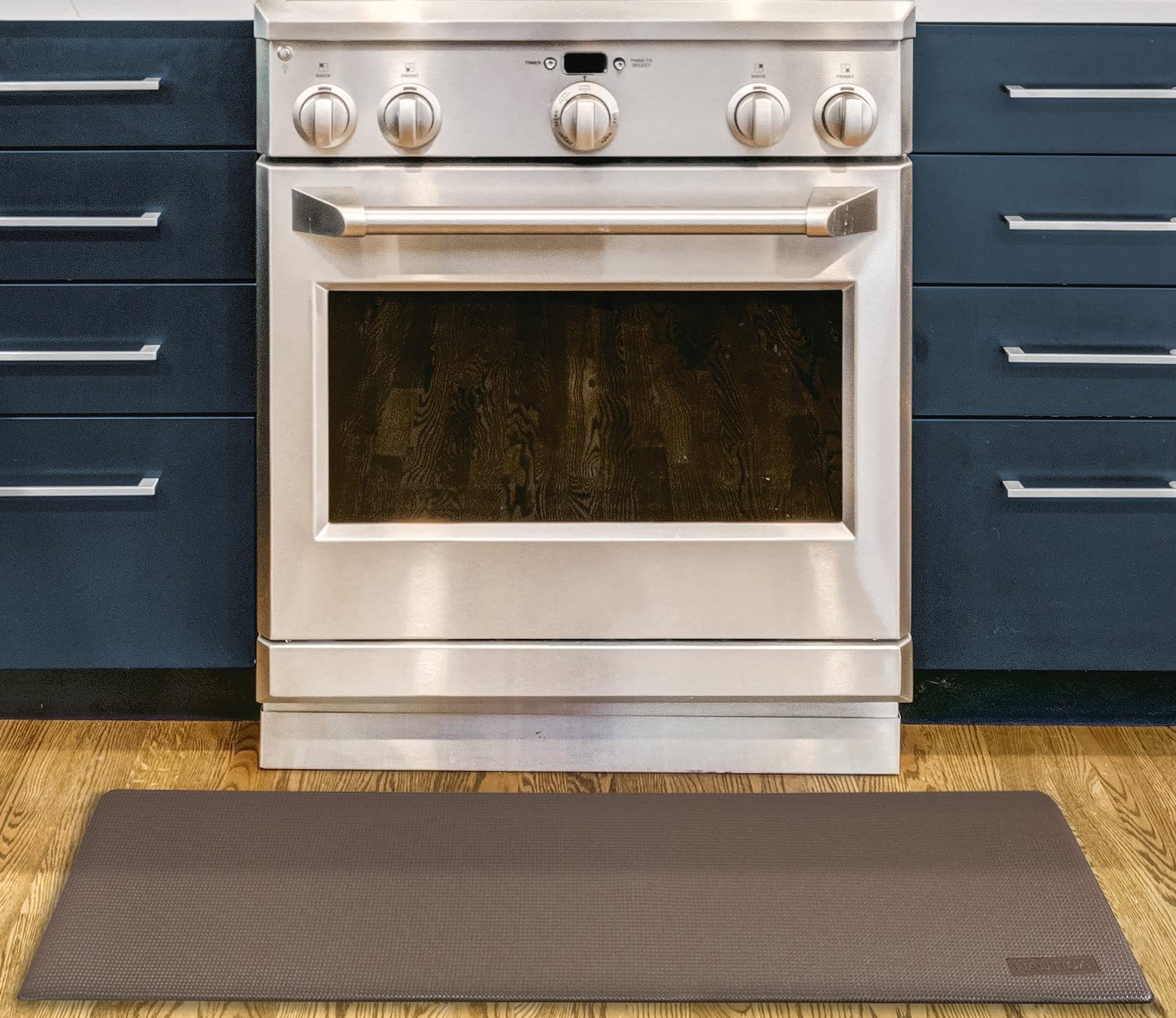 Nautica Anti-Fatigue Kitchen Mat - Non-Slip, Waterproof, Cushioned Floor Mat for Standing Comfort - Perfect for Cooking, Sink, Laundry & Office Use - 17.5