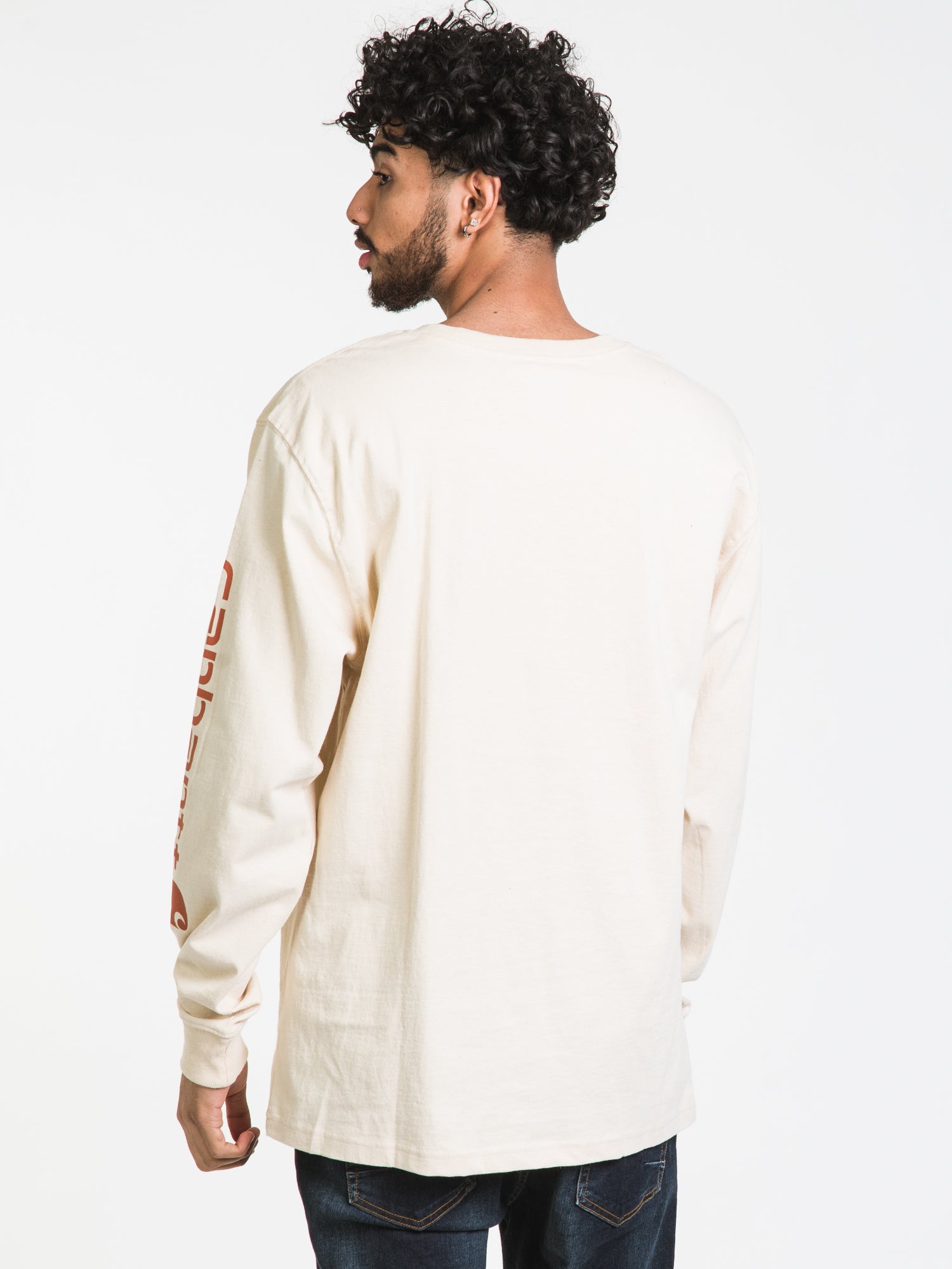 Carhartt Signature Long Sleeve T-Shirt for Men - Durable Workwear & Casual Wear - Clearance Sale - Perfect for Construction, Outdoor Work & Everyday Comfort