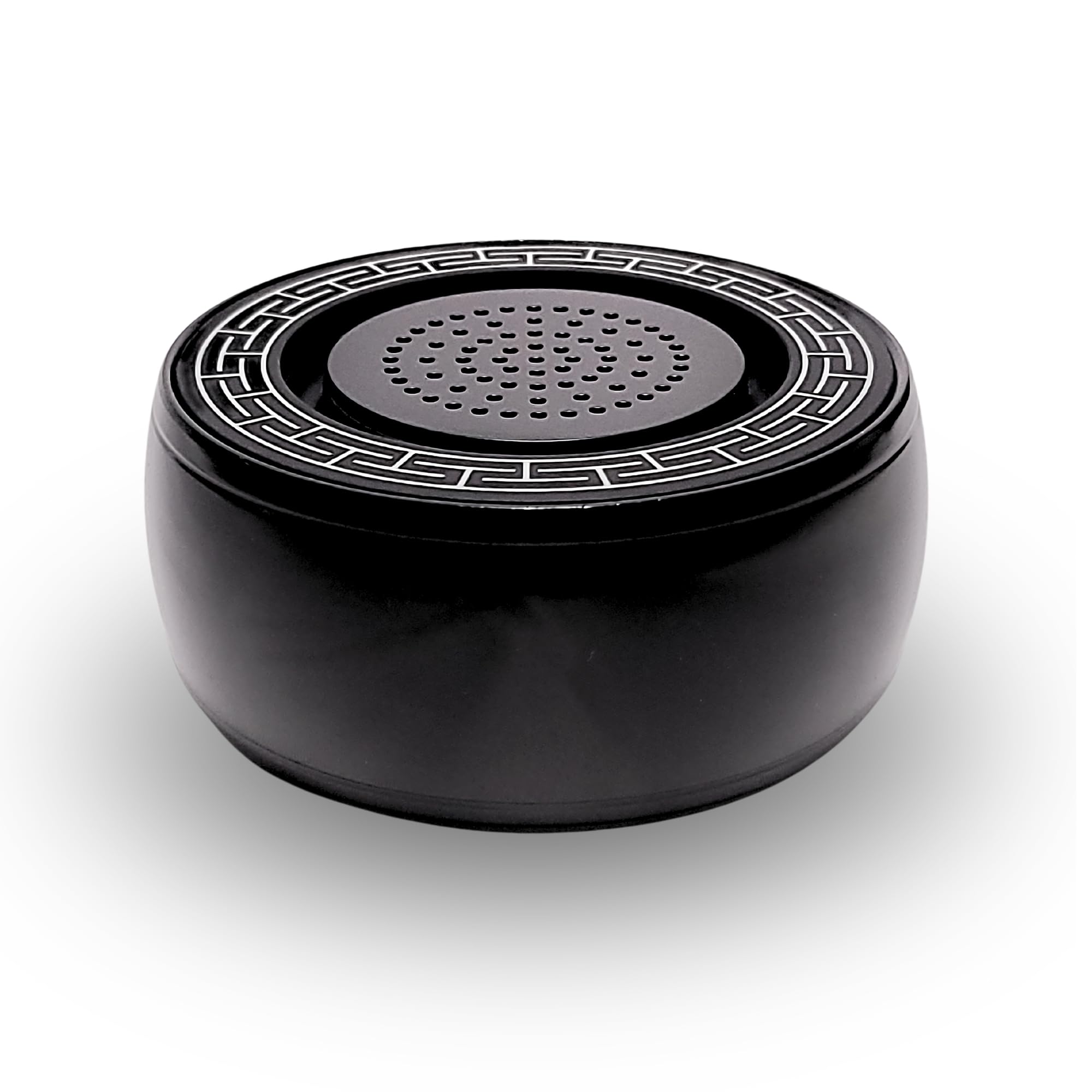 Pure Tone Therapy Sound Healing & Meditation Tool with Solfeggio Frequencies 432Hz - Continuous Play & 3-Min Timer for Stress Relief, Sleep Aid, Yoga, Reiki (Black)