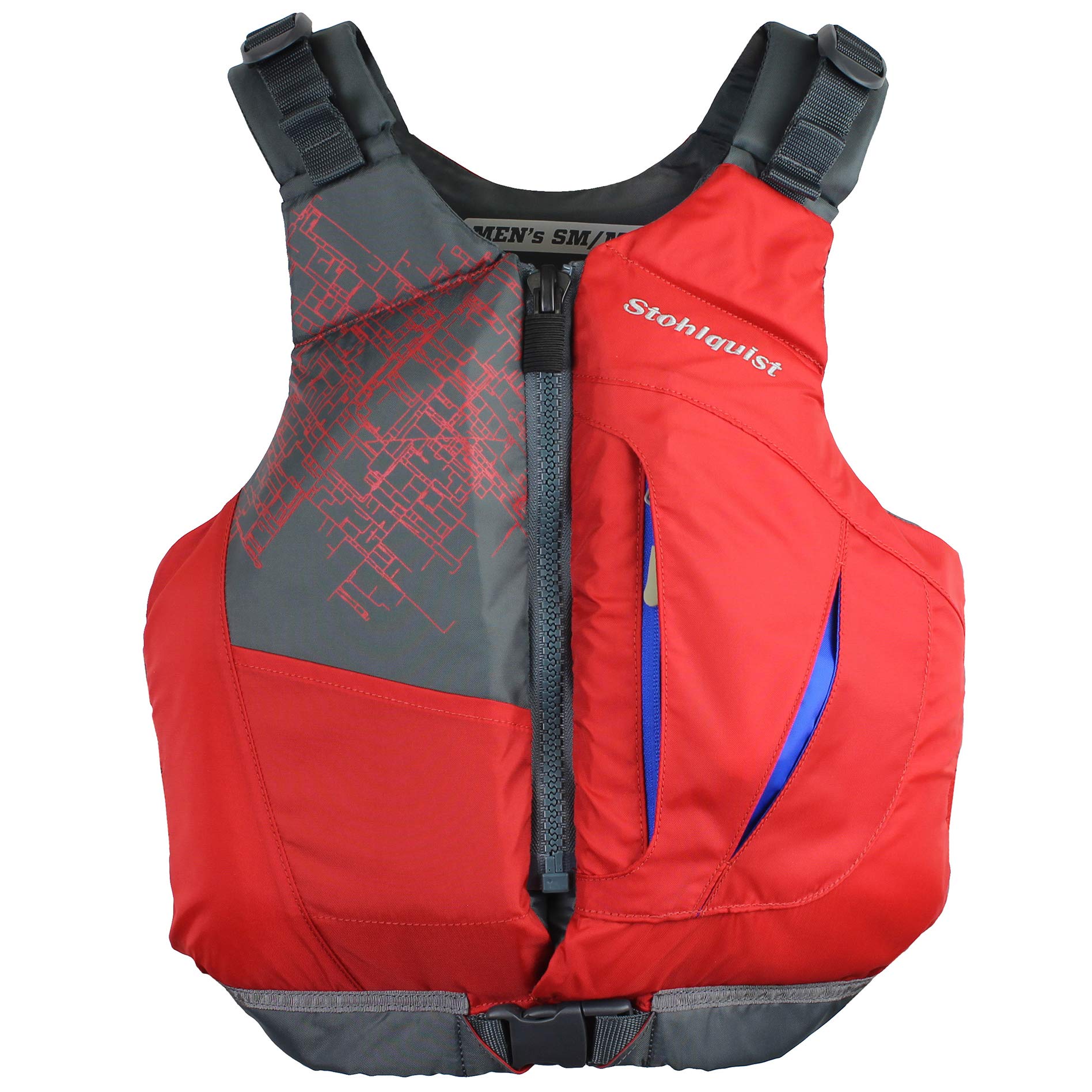 Stohlquist Men's Escape Life Jacket - USCG Approved PFD for Kayaking, Boating & Water Sports - Comfortable & Durable Safety Vest for Outdoor Adventures