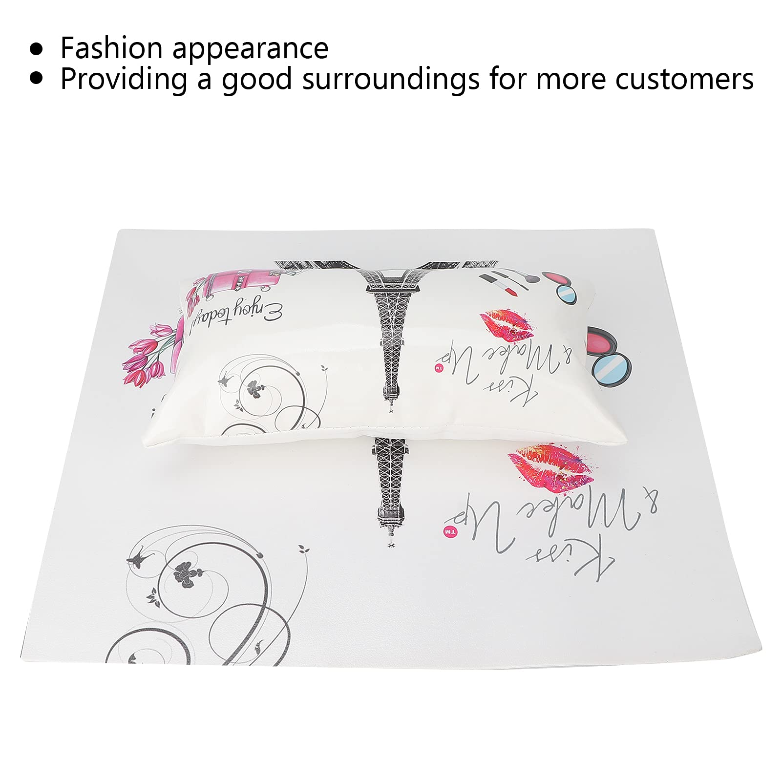 Professional Nail Art Hand Rest Cushion - Soft Gliding Hand Pillow for Acrylic Nails, Manicure Table Mat with Comfortable Arm Support - Perfect for Nail Salons & Home DIY Nail Art