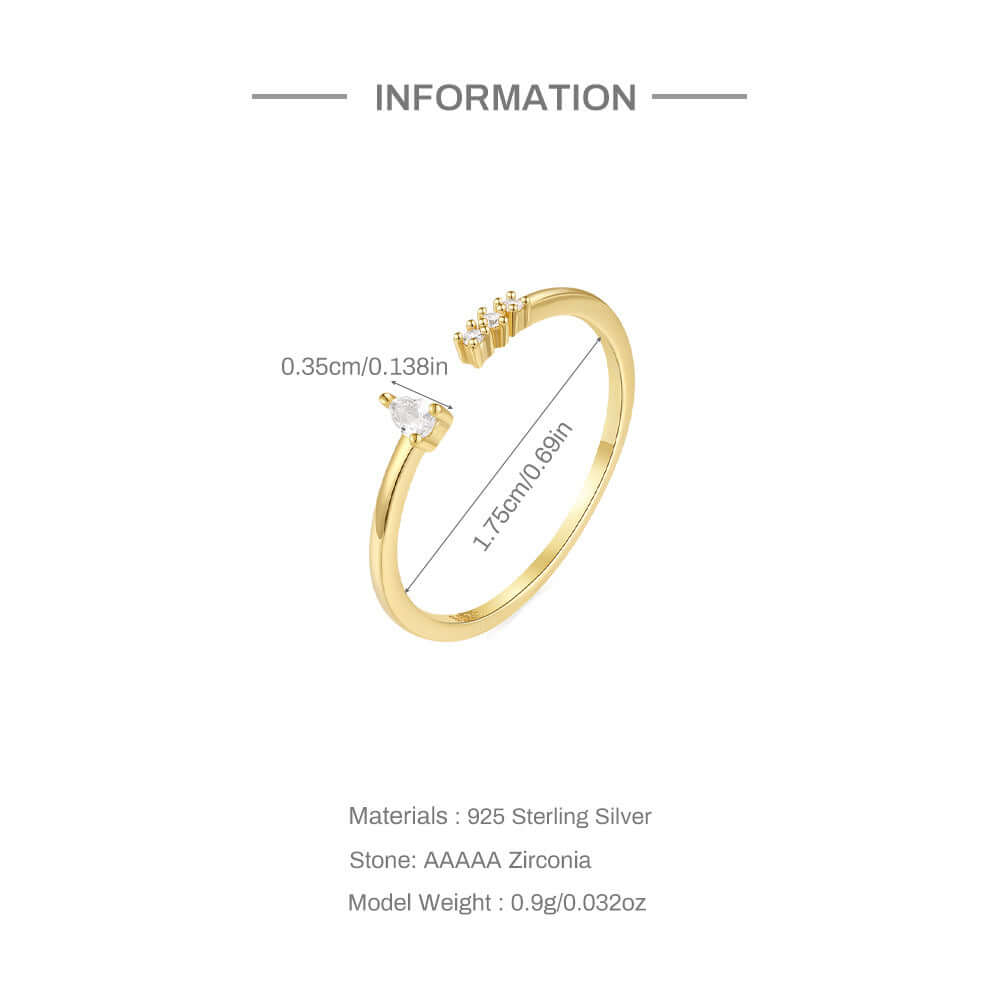 Love Heart Bow Stackable Ring | R515 | Elegant & Dainty Jewelry for Women | Perfect for Valentine's Day, Anniversary & Everyday Wear