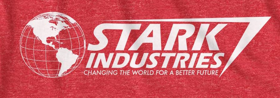 Marvel Iron Man Stark Industries Graphic T-Shirt for Men - Cool Superhero Tee for Casual Wear & Cosplay