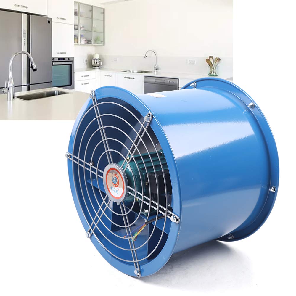 DYRABREST 10 Inch Explosion-Proof Paint Booth Exhaust Fan | High Velocity 250W Axial Blower | 2000m³/H Ventilation Fan for Industrial & Automotive Spray Booths | 1420r/min Cylinder Pipe Fan - Perfect for Workshops, Garages & Commercial Painting Areas