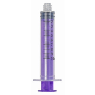 Avanos Sterile Enteral Syringe with ENFit Connector - 10mL for Tube Feeding & Medication Delivery - Perfect for Hospitals, Home Care & Clinical Use