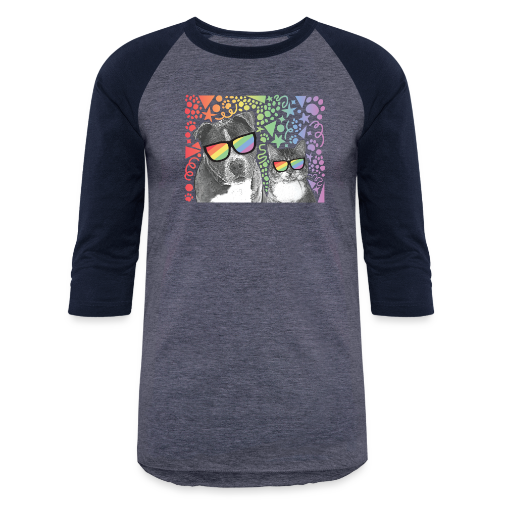 heather blue/navy