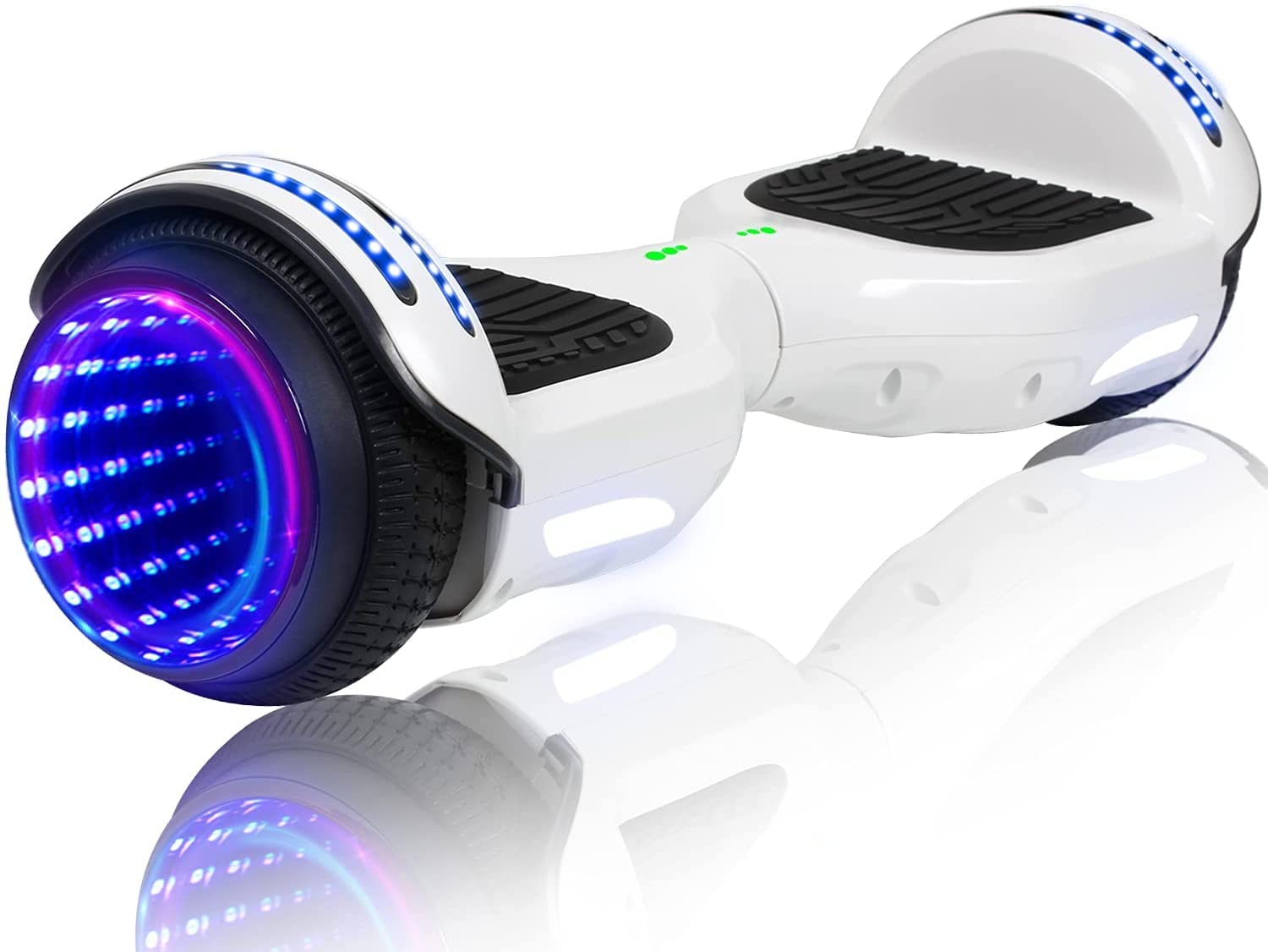 FLYING-ANT 6.5 Inch Hoverboard for Kids Ages 6-12 - Electric Self-Balancing Scooter with Bluetooth Speaker, LED Lights & Flash Wheels - Perfect for Indoor & Outdoor Fun, Birthday Gifts & Family Activities