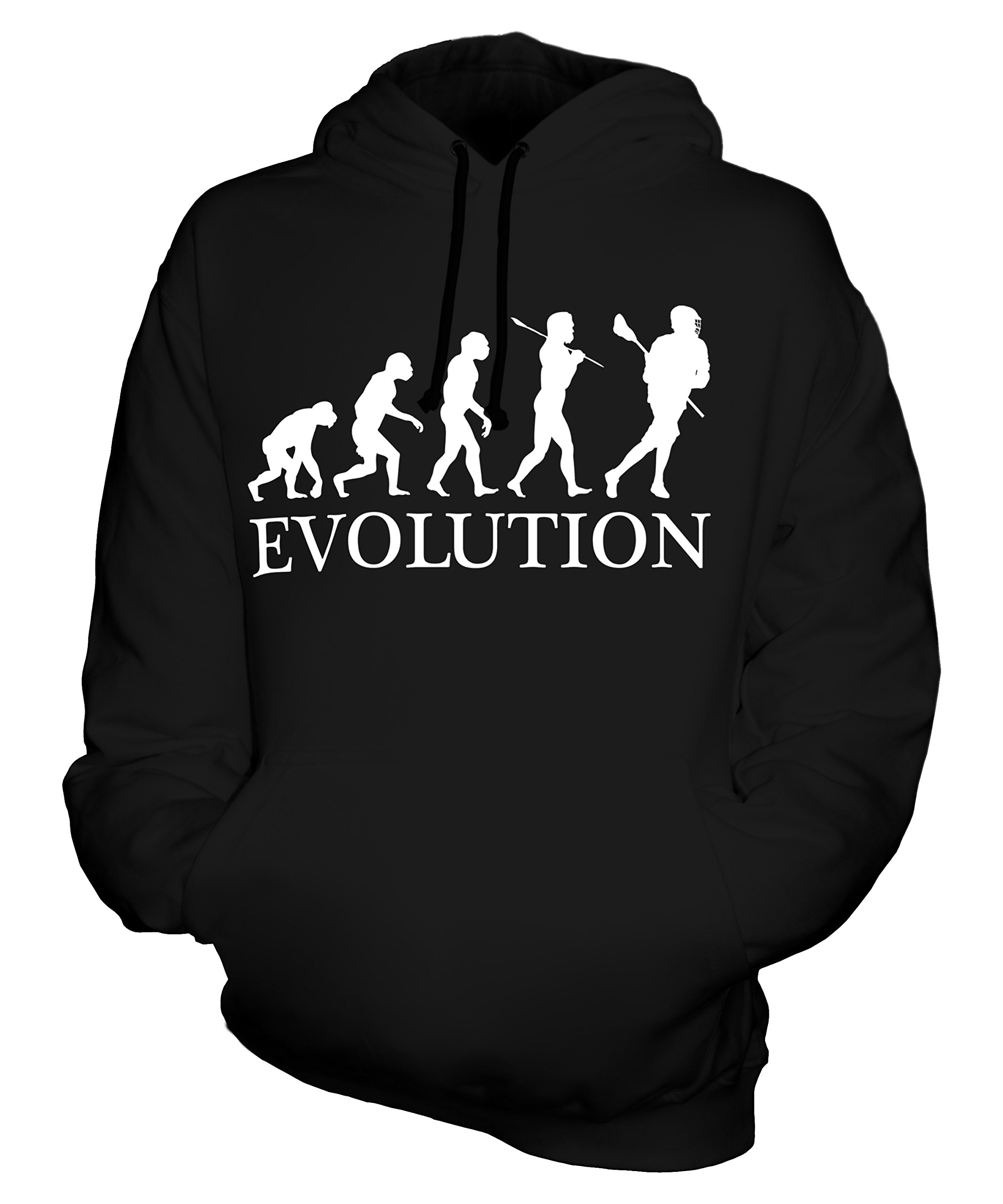 Unisex Lacrosse Evolution Hoodie for Men & Women - Comfortable Athletic Pullover for Training, Casual Wear & Outdoor Activities
