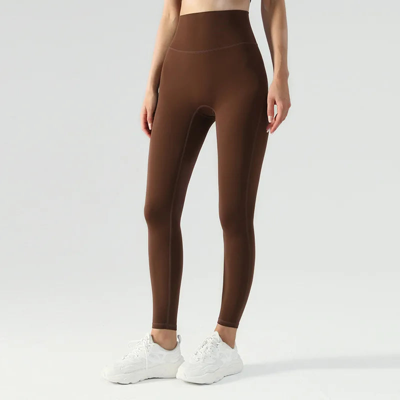 Emily Sportswear High Waist Yoga Pants - Naked Feeling Double Brushed Fabric, Butt Lifting & Tummy Control for Women - Perfect for Running, Fitness, Yoga & Everyday Wear