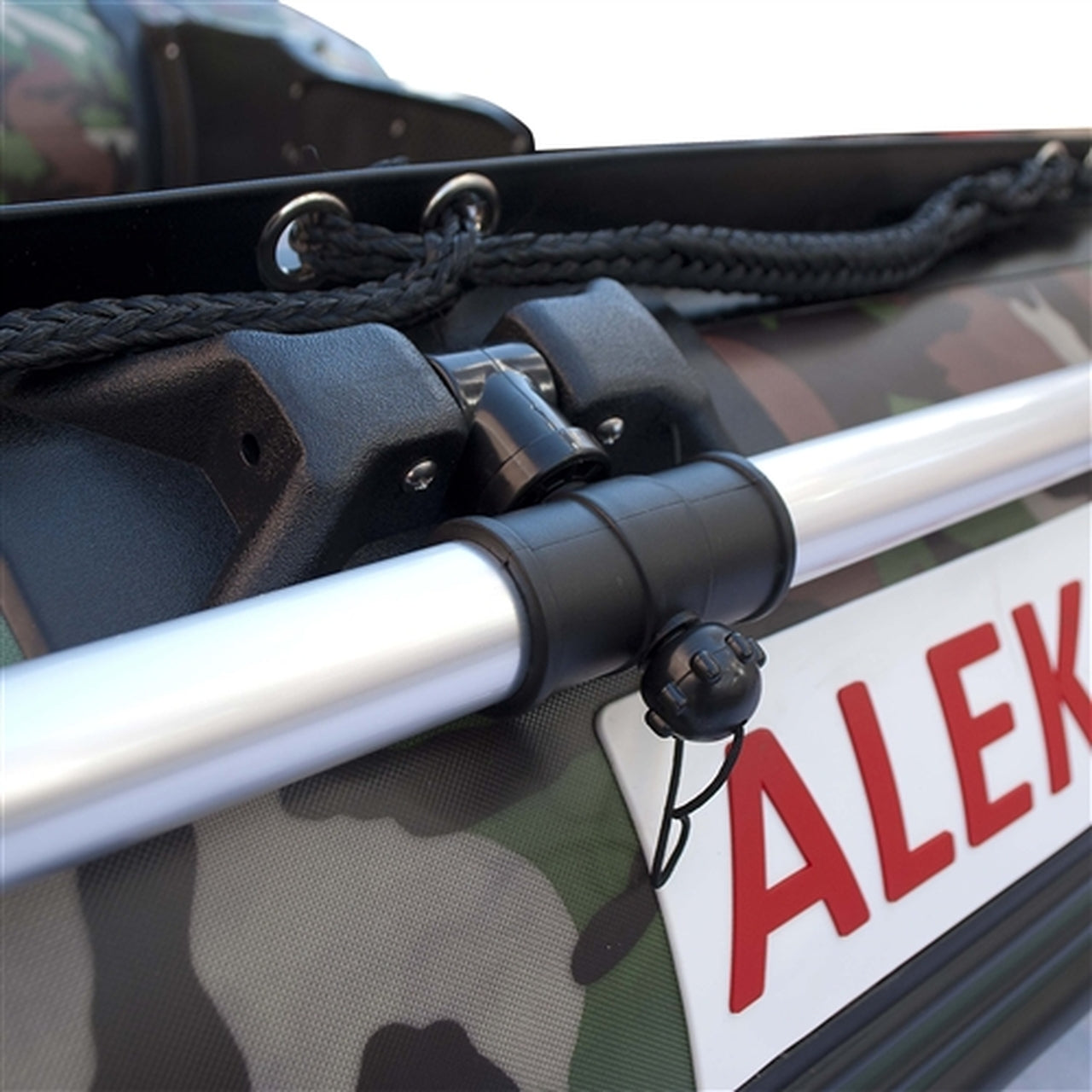 Aleko 8.4 ft Inflatable Fishing Boat with Aluminum Floor - Camouflage Design for Hunting & Outdoor Adventures | Portable Boat for Lakes, Rivers & Coastal Waters