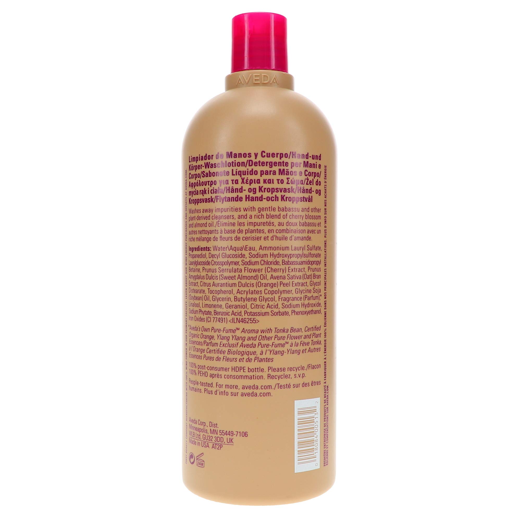 Aveda Rosemary Mint Hand and Body Wash - Moisturizing & Refreshing Natural Formula for Dry Skin - Perfect for Spa, Bath & Daily Shower Routine