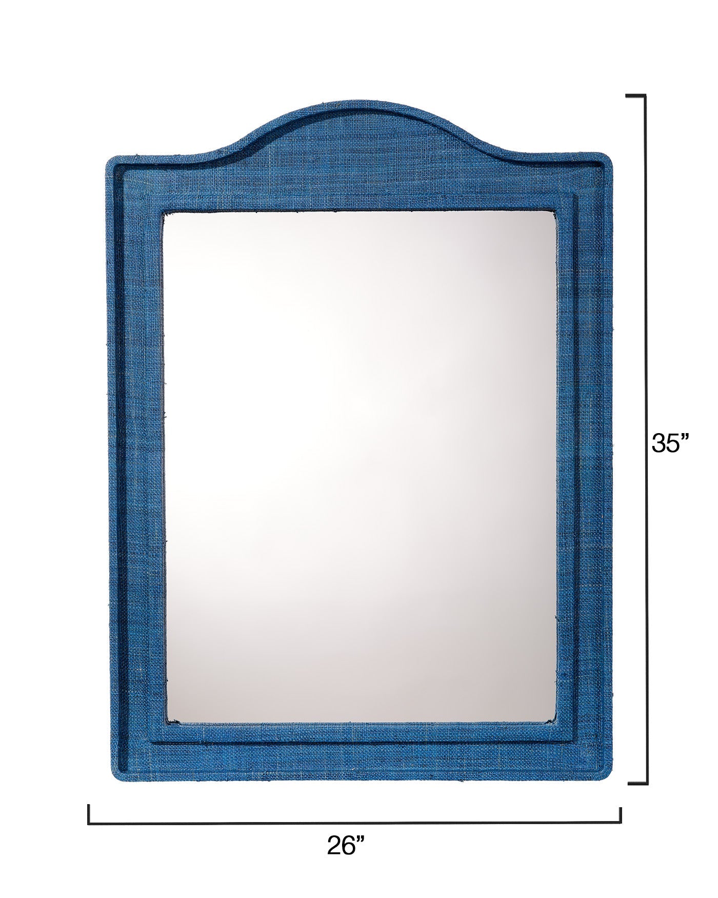 Stylish Hilltop Mirror in Indigo Blue - Perfect for Living Room, Bedroom, or Entryway Decor