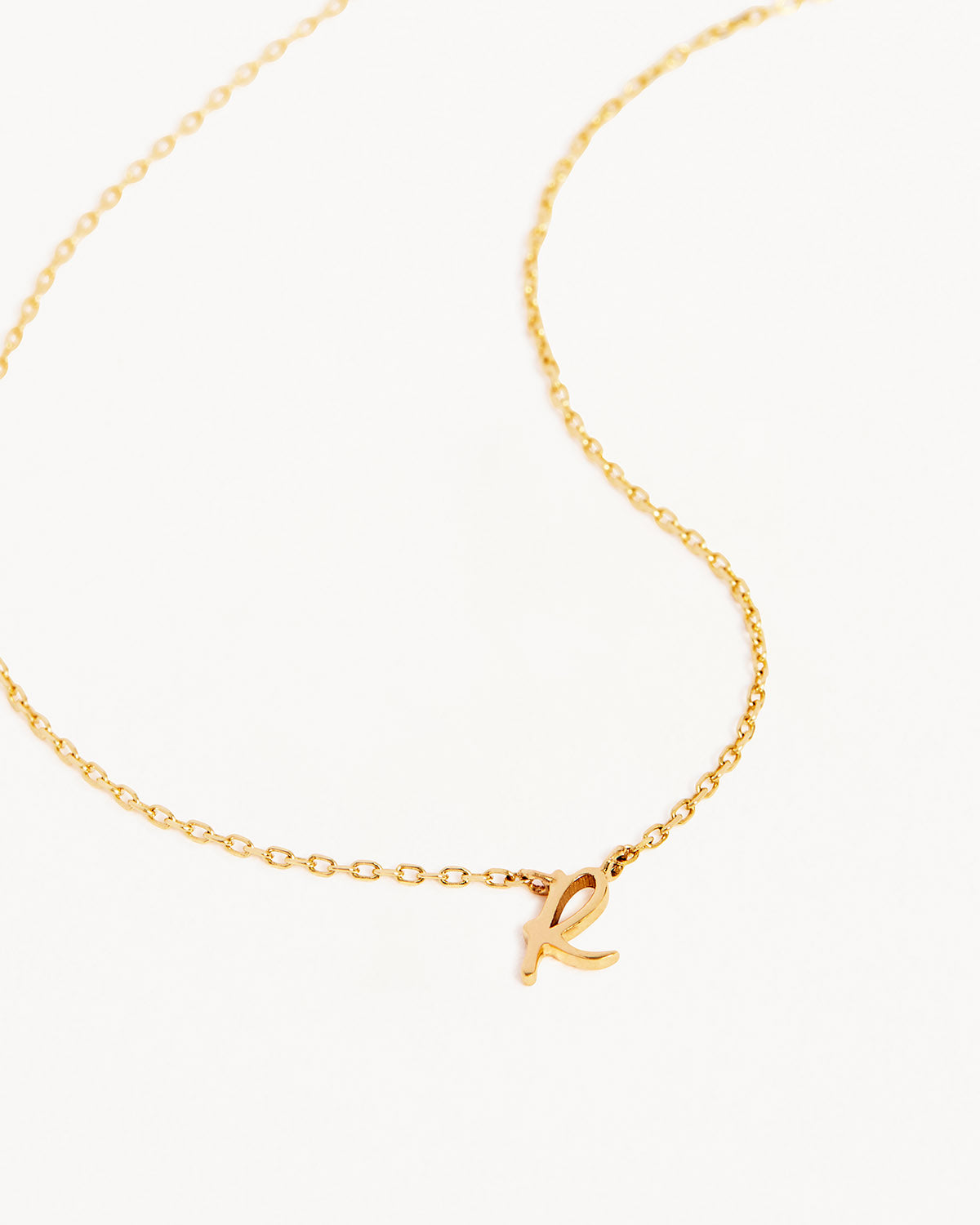 14K Solid Gold Love Letter Necklace for Women - Personalized Romantic Jewelry Gift for Her - Perfect for Anniversaries, Valentine's Day & Special Occasions