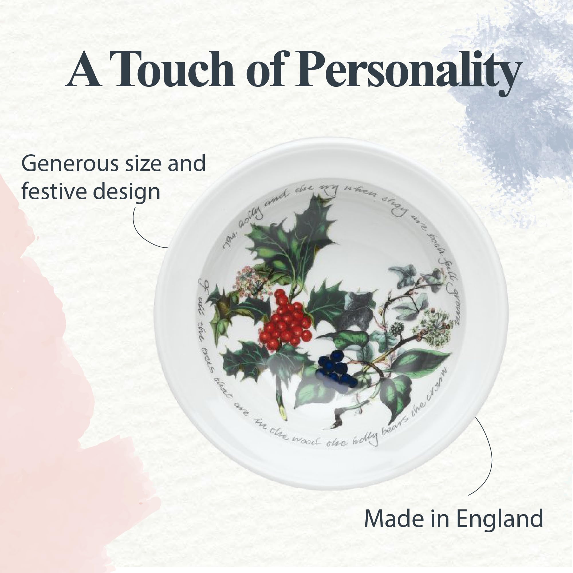 Portmeirion Holly and Ivy 7.25