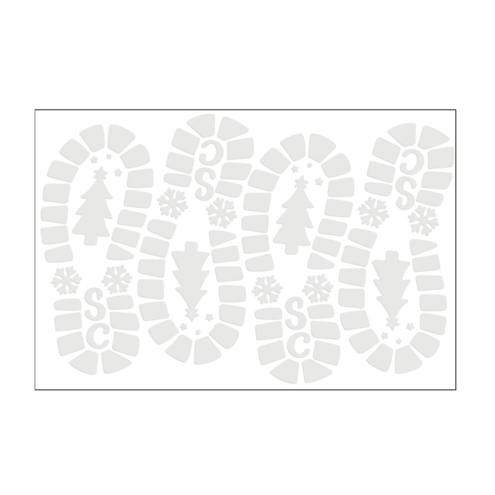 DFDGBD Glow in the Dark Christmas Stickers - Fluorescent Self-Adhesive Holiday Wall Decals for Kids Room Decor - Perfect for Bedroom, Nursery & Party Decorations
