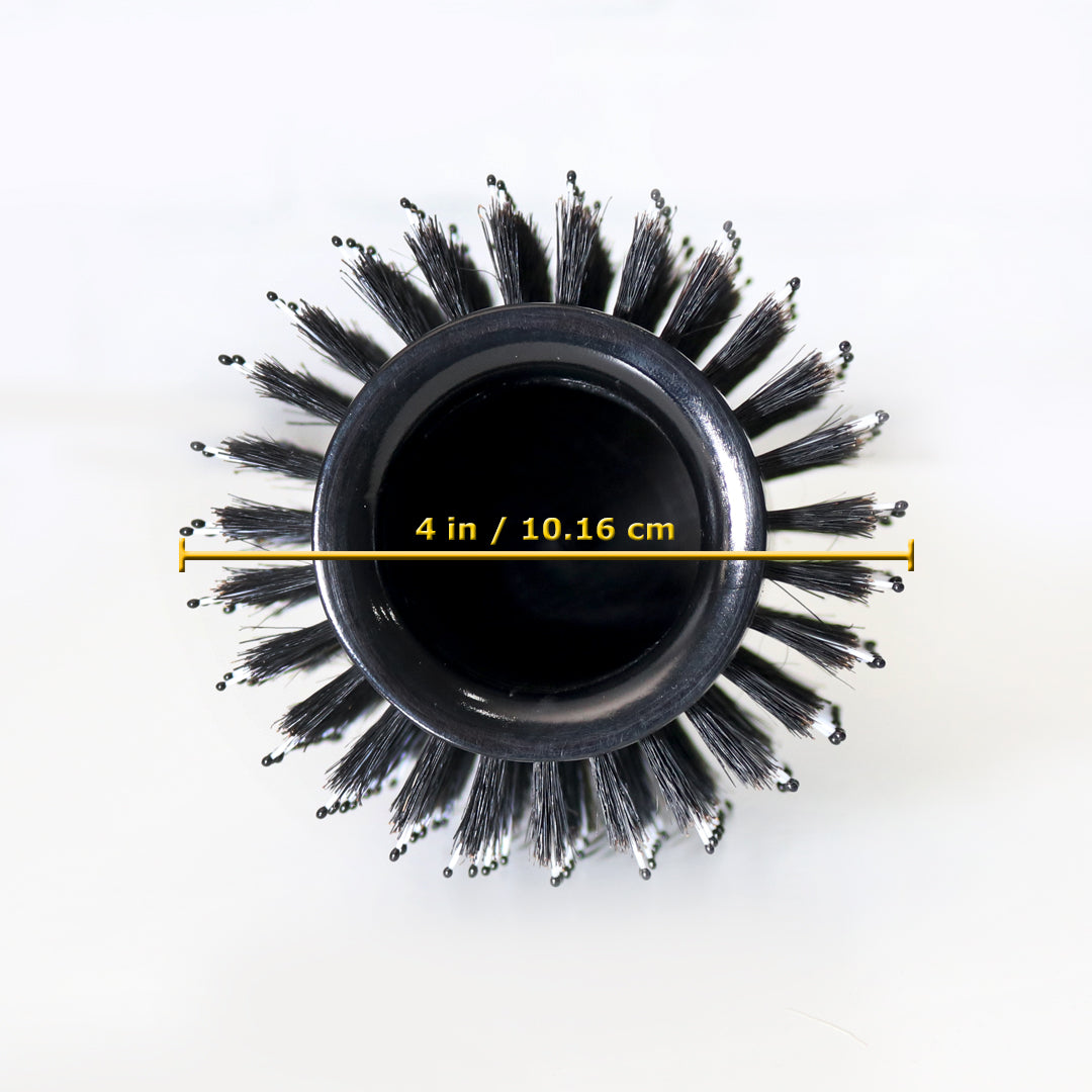 Phillips Brush 4 Monster Vent Poly Tip Round Hair Brush with Mixed Bristles (LUXE MV2P) - Professional Styling Tool for Salon & Home Use