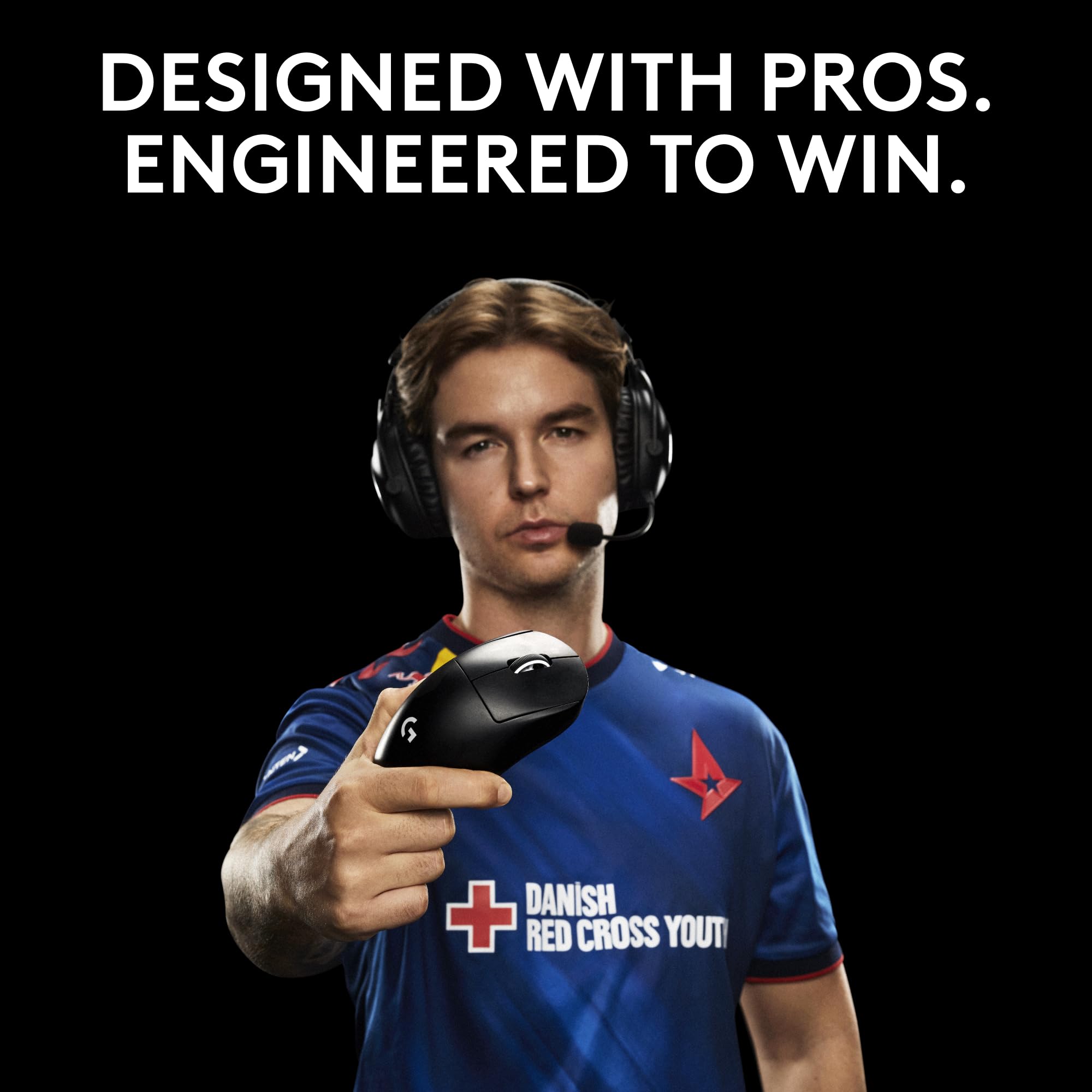 Logitech G PRO X Superlight 2 Wireless Gaming Mouse - 60g Ultra Lightweight, 5 Programmable Buttons, 44K DPI Sensor, USB-C Charging, Lightspeed Technology for PC & Mac (Magenta) - Perfect for Esports, FPS Games & Professional Gaming