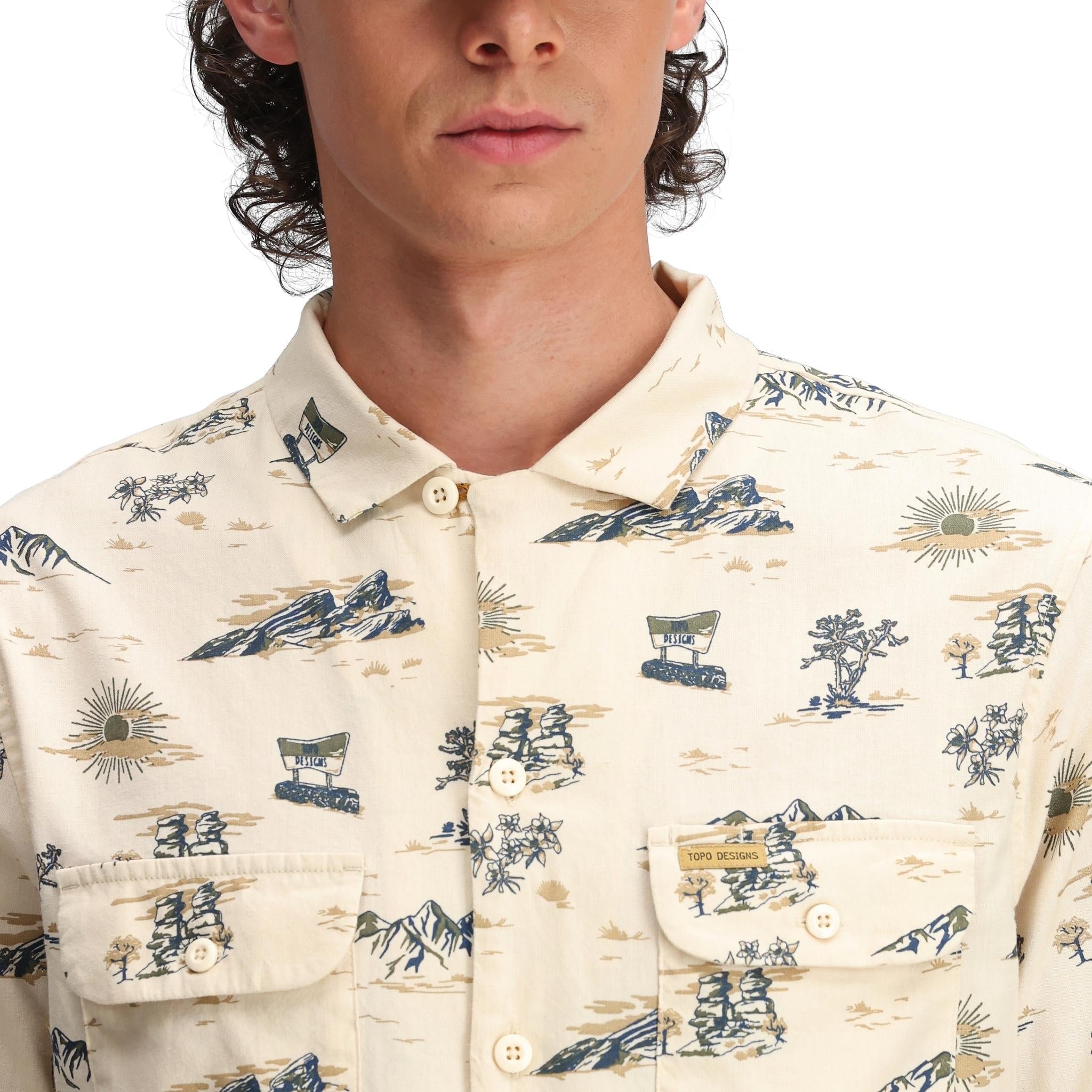 Men's Daytripper Short Sleeve Shirt - Casual Comfort Wear for Travel & Outdoor Adventures