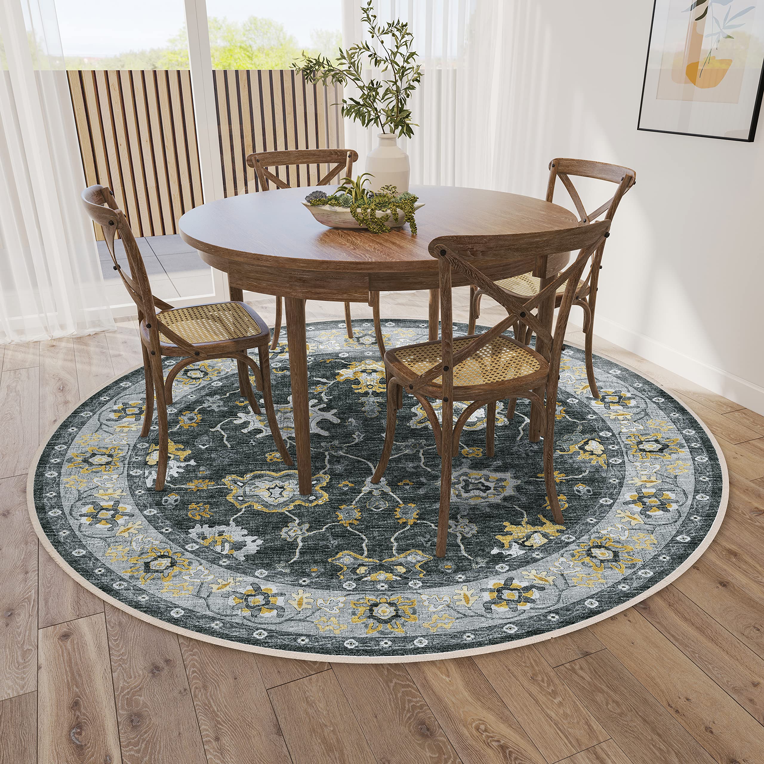 Addison Rugs Sterling AST36 Shadow 8' x 8' Area Rug - Premium Soft Living Room Carpet for Home Decor, Bedroom & Office | Perfect for Modern Interior Design