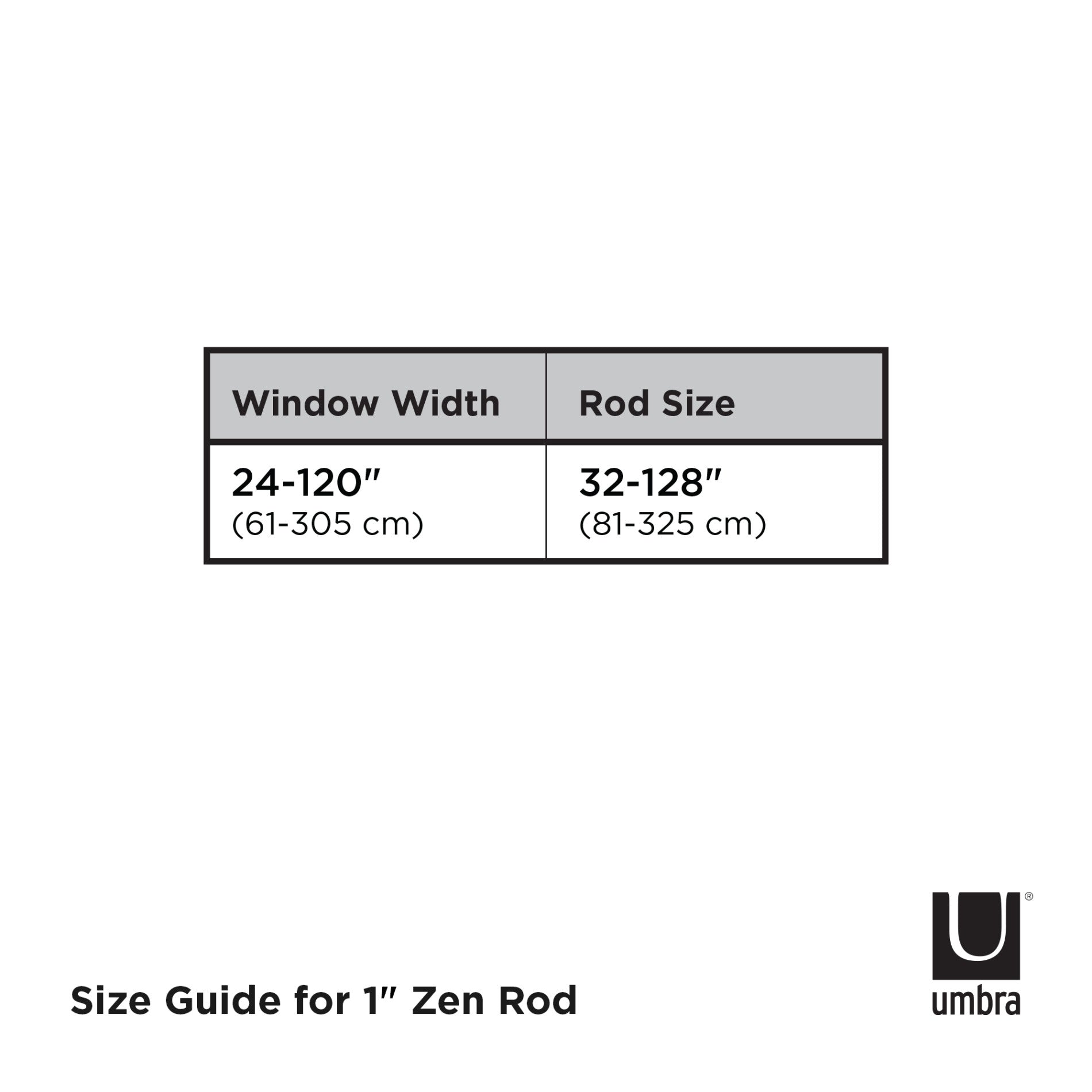 Zen Blackout Curtain Rod - Heavy Duty Adjustable Window Drapery Rod for Bedroom & Living Room - Perfect for Light Blocking & Privacy