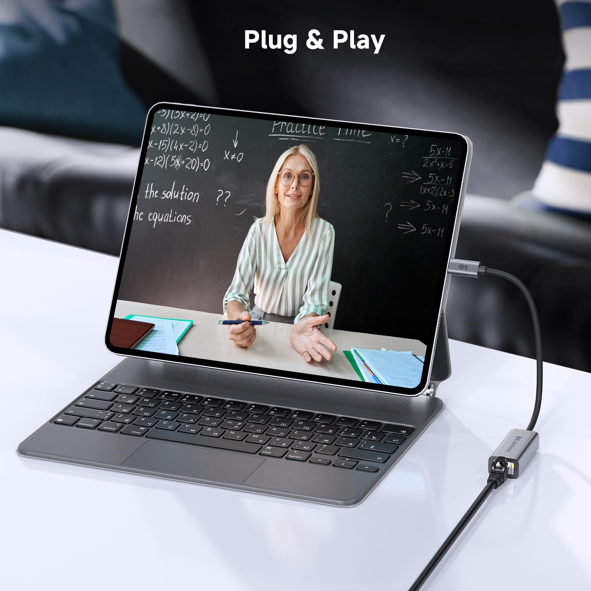 USB C to 2.5Gb Ethernet Adapter - Fast 2.5Gbps for MacBook & Laptops - Home/Office Use