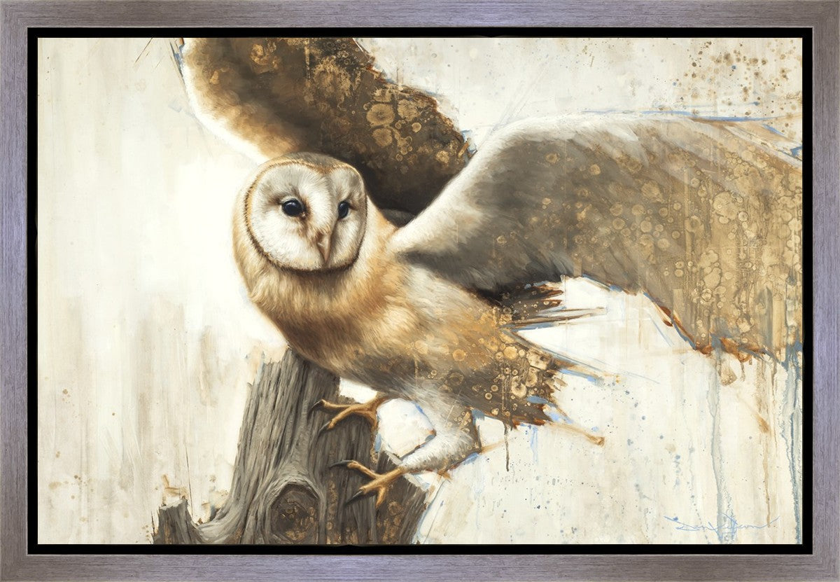 Graceful Landing Gallery Wrap Canvas Art - Modern Home Decor for Living Room, Bedroom & Office - Perfect Wall Art for Gifts & Interior Design