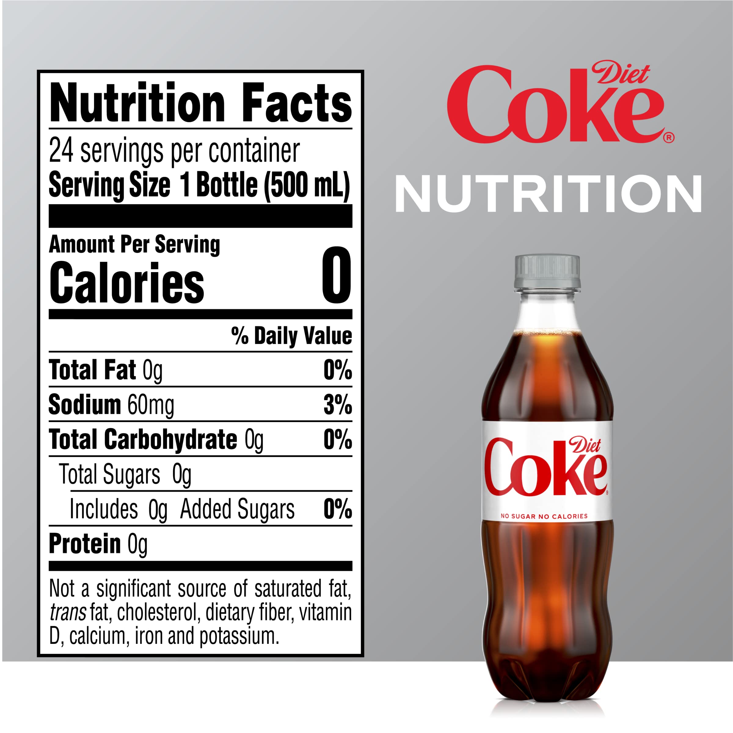 Diet Coke Zero Sugar Soda Soft Drink - 12 Pack (16.9 fl oz Bottles) | Refreshing Low-Calorie Beverage for Parties, Office & Home | Perfect for Weight Watchers & Keto Diet