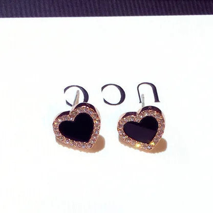 Elegant Heart-Shaped Stud Earrings for Women - Perfect for Valentine's Day, Anniversary & Romantic Date Night Gifts