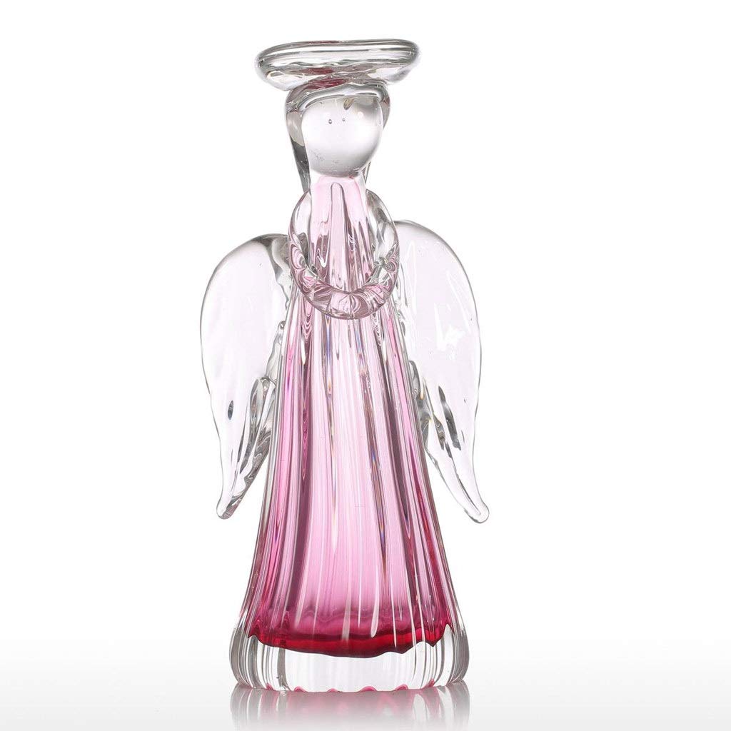 Angel Candle Holders - Glass Fairy Candlestick Home Decor with Animal Statuettes | Elegant Gift for Weddings, Christmas & Home Decoration | Perfect for Centerpieces, Mantel Displays & Romantic Ambiance