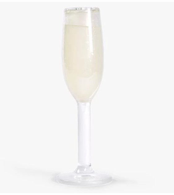 BarkShop Bijou's Glass of Bubbly Dog Plush Toy & Treat Stuffer - Durable Chew-Resistant Pet Toy for Small & Medium Dogs - Perfect for Playtime, Training Rewards & Cuddling