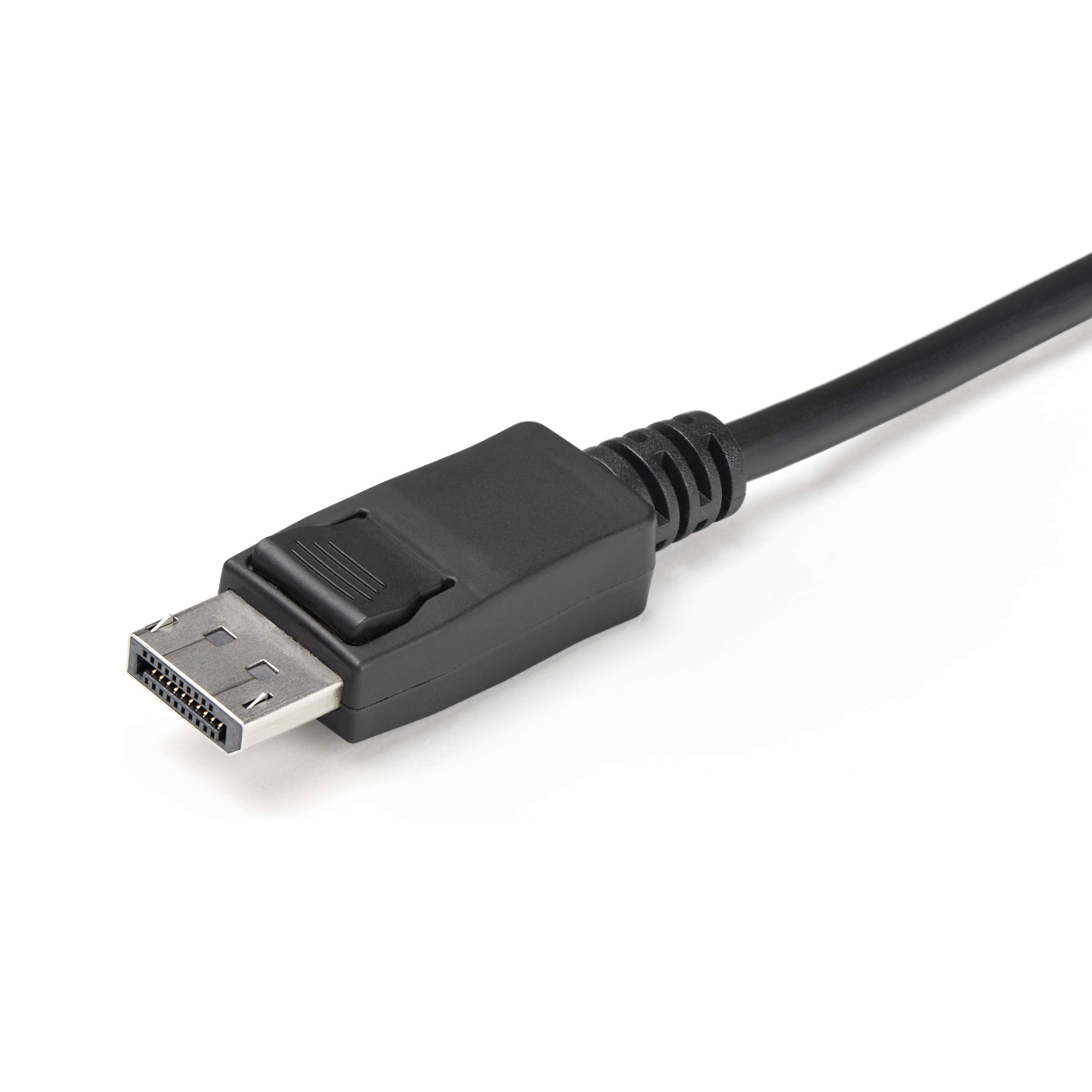 StarTech.com 2-Port DisplayPort KVM Switch - 4K 60Hz UHD DP 1.2 USB Desktop KVM with 4ft Cables & Audio Support - Bus-Powered & Remote Switching - Compatible with MacBook, ThinkPad & Windows PCs (SV211DPUA4K) - Perfect for Home Office & Multi-Computer Workspaces