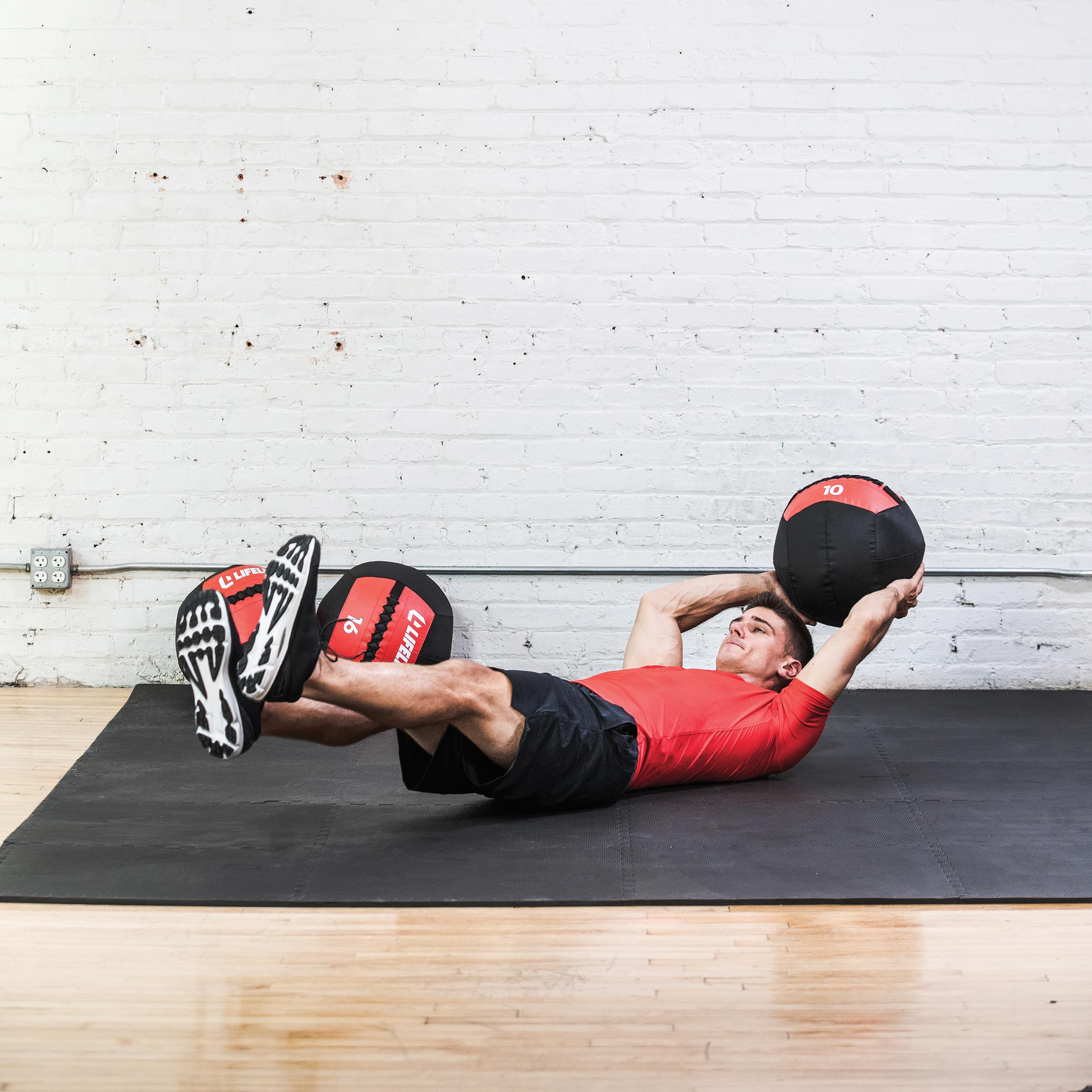 Lifeline Fitness Wall Ball - Weighted Exercise Ball for CrossFit, Core Strength & Full Body Workout - Available in Multiple Weights - Perfect for Home Gym, Functional Training & Plyometric Exercises
