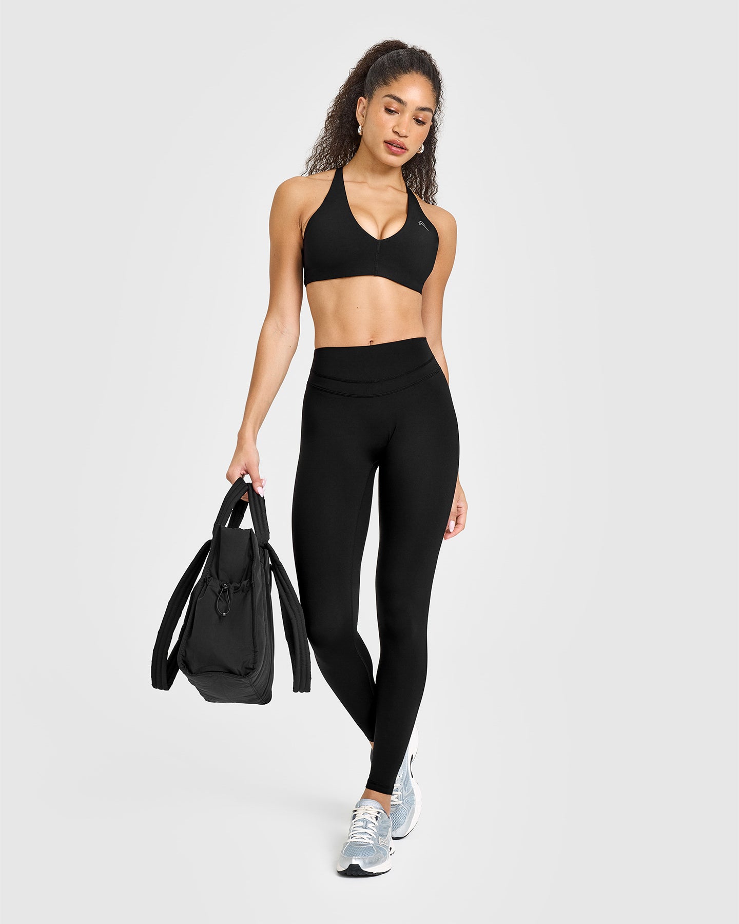 High Waisted Leggings for Women - Seamless Tummy Control Yoga Pants - Comfortable Workout Leggings for Running, Gym & Lounge - Black