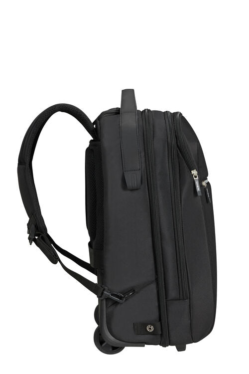 Samsonite Lite Point 17.3 Inch Wheeled Backpack - Black | Durable Rolling Laptop Backpack for Travel, Business & College | Perfect for Airports, Commuting & Campus Use