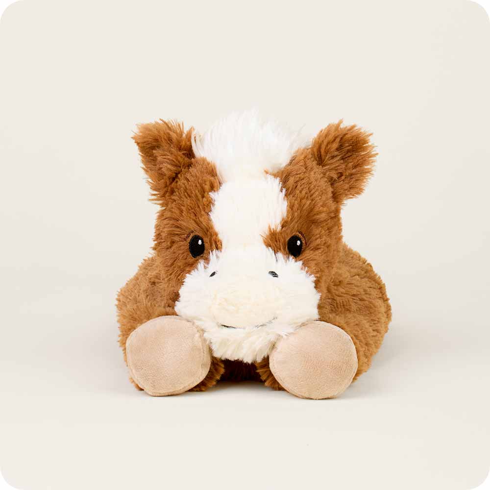 Cozy Horse Plush Toy with Warming Feature - Perfect for Kids' Bedtime, Stress Relief & Comforting Gifts