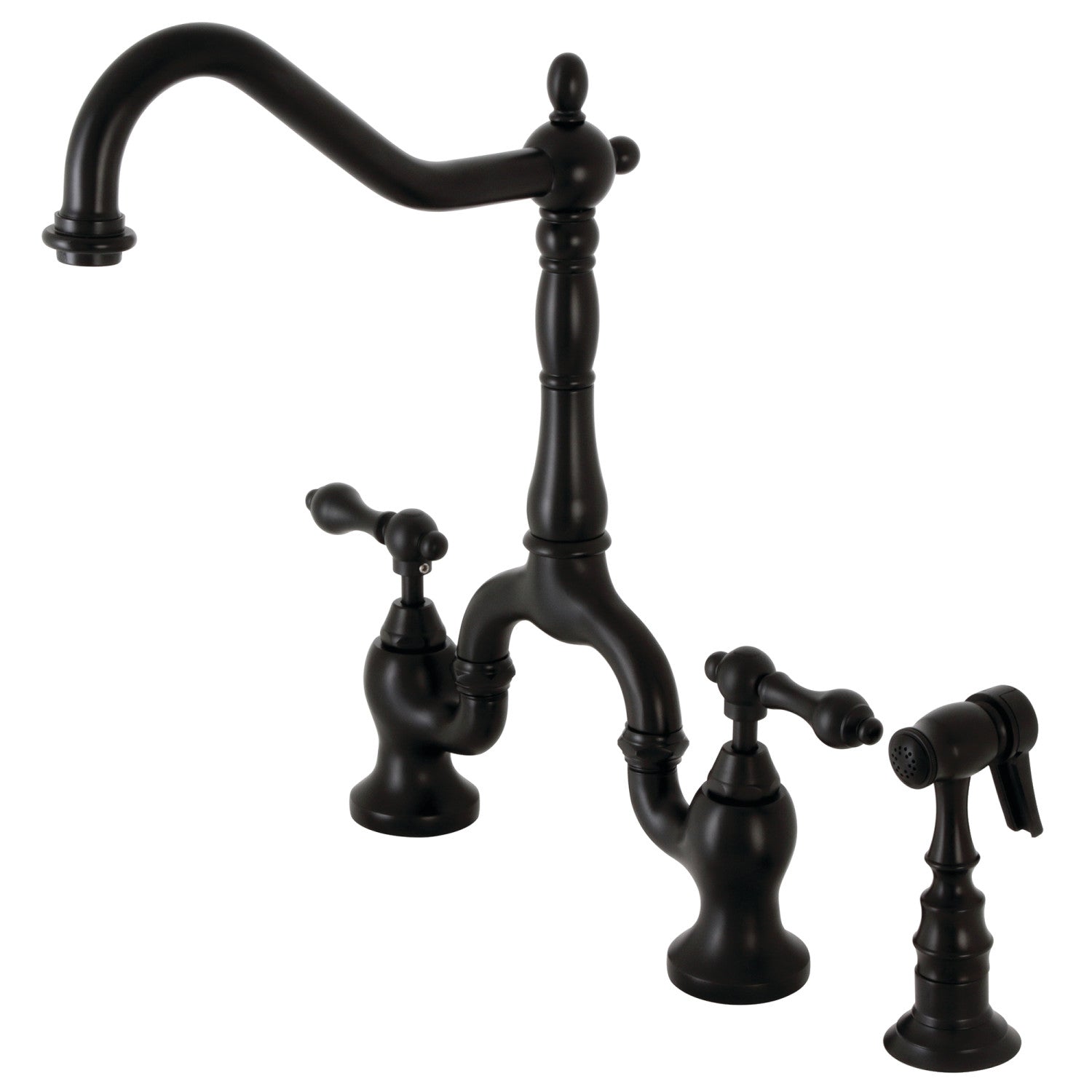 Arcticstone 30 Inch White Farmhouse Kitchen Sink - Single Bowl Undermount with Matte Black Bridge Faucet, Side Sprayer & Basket Strainer | Perfect for Modern Farmhouse, Rustic & Contemporary Kitchens