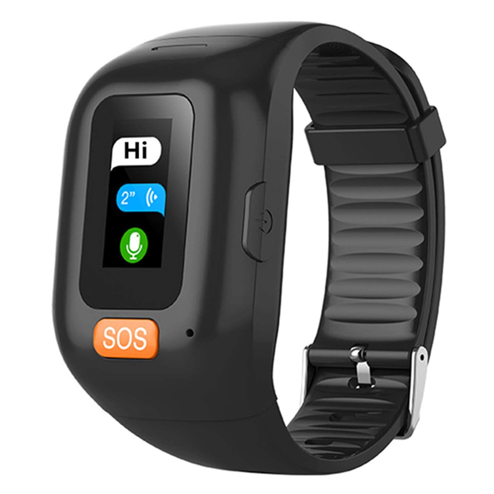 YXHS GPS Smart Watch for Seniors with Heart Rate & Blood Pressure Monitor, Anti-Lost Tracking, Touch Screen, Emergency Call - Perfect for Elderly Safety & Health Monitoring at Home or Outdoors
