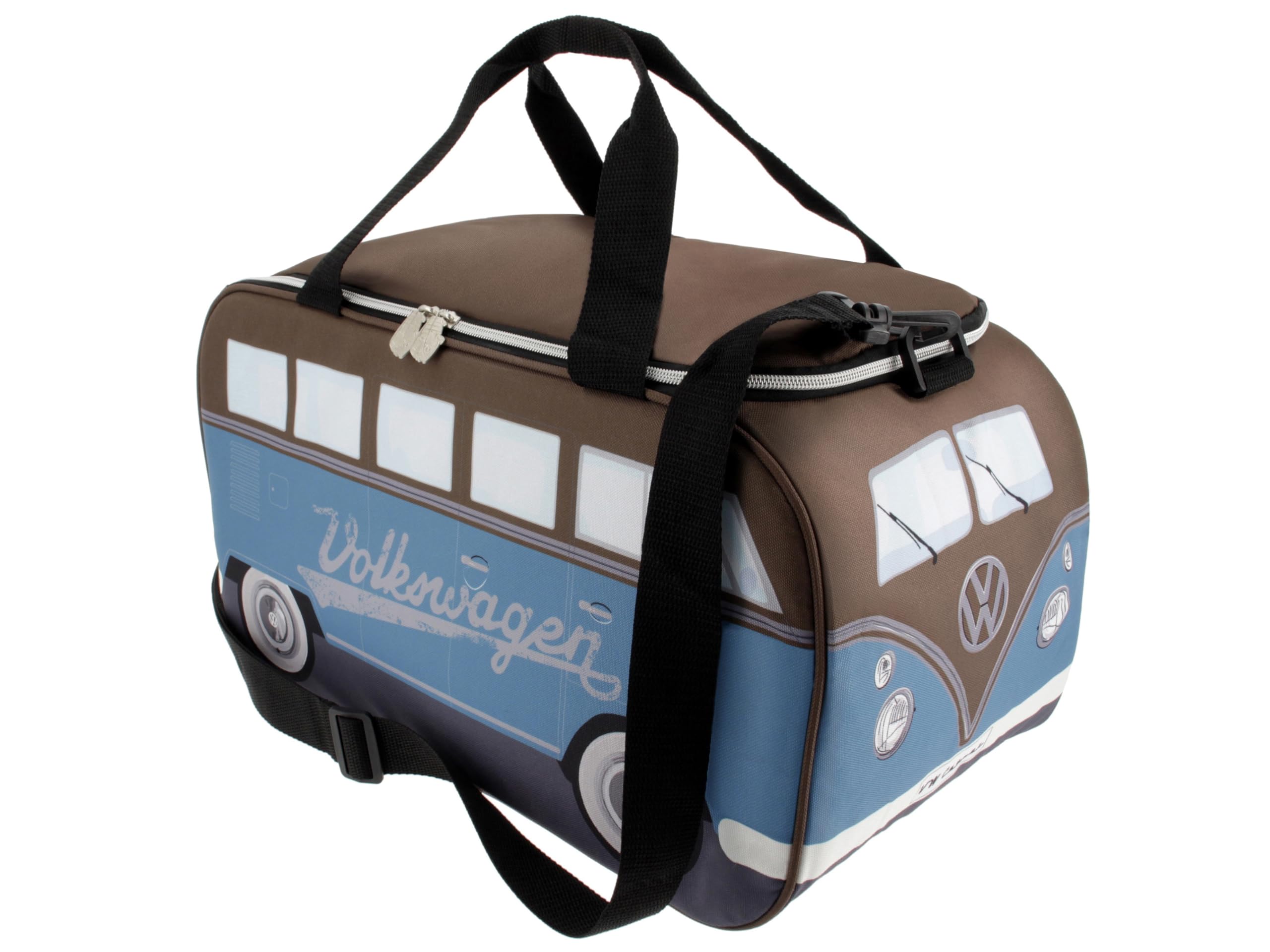 Volkswagen T1 Bus Design Insulated Cooler Bag - 25L/6.6 Gallon Thermal Picnic Lunch Box for Food & Drinks | Camping, Beach, Road Trips & Outdoor Activities