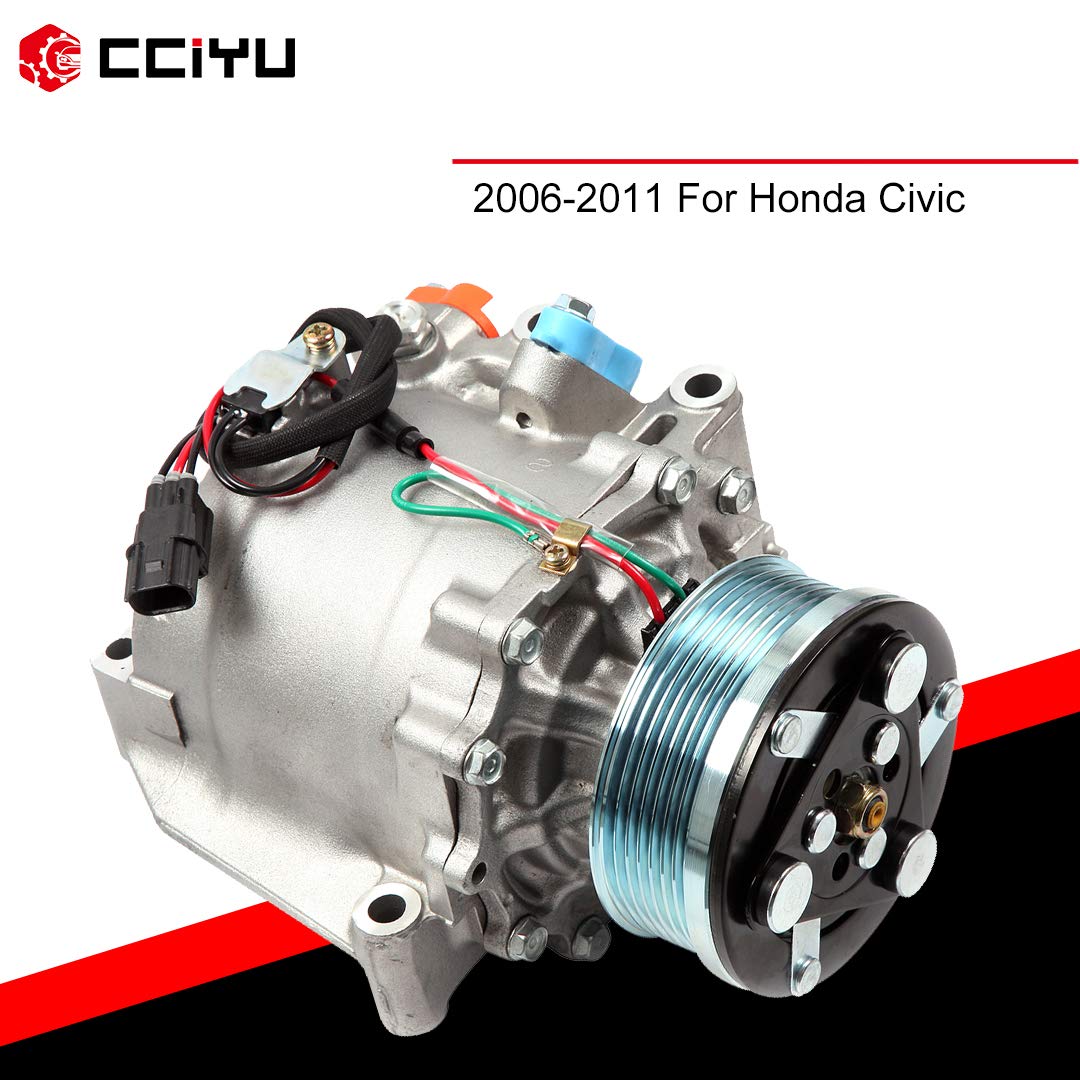CCiYu Replacement Air Conditioner Compressor for Honda Civic 2006-2015 - High Performance AC Compressor for Cool Driving in Summer