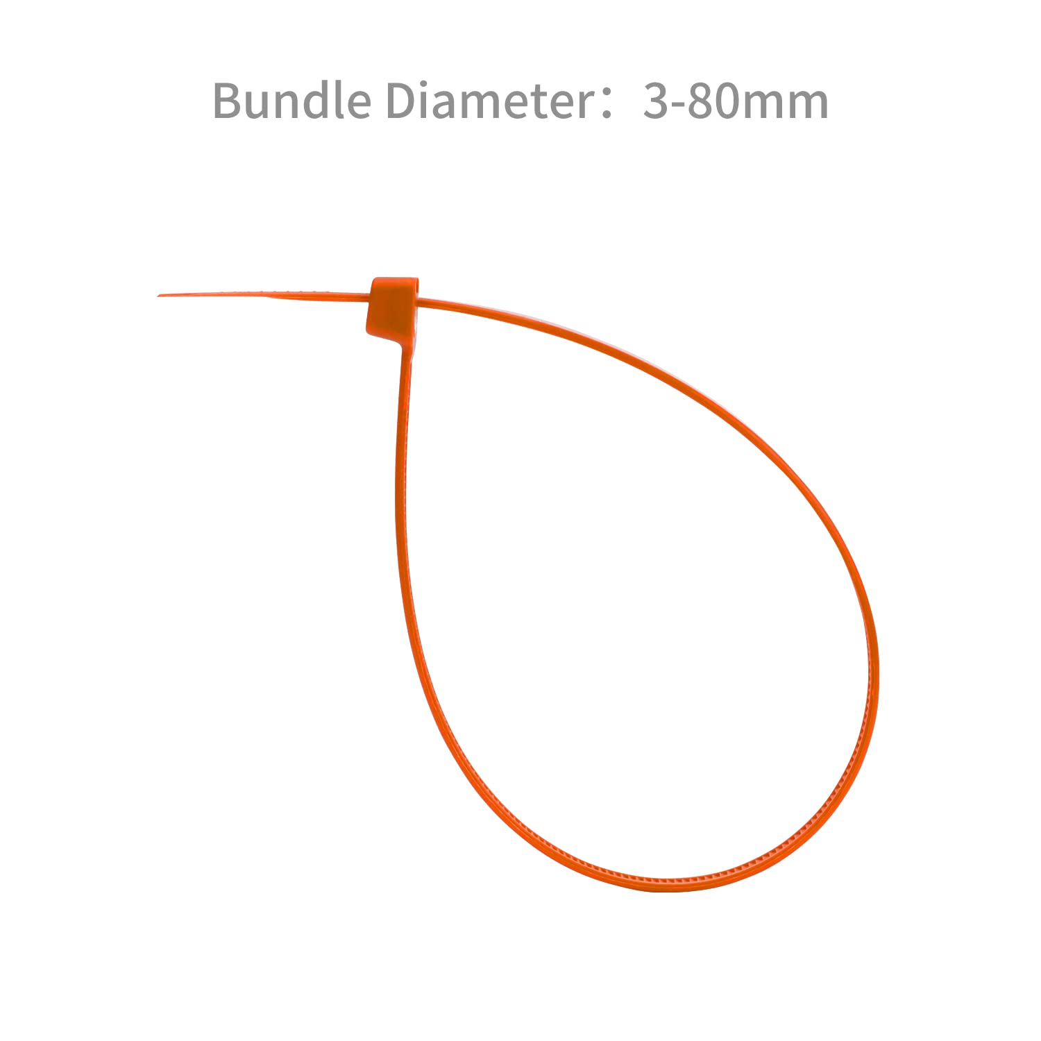XINGO 100-Pack Heavy Duty 12-Inch Cable Zip Ties - 120 lbs Tensile Strength, Self-Locking Plastic Wire Ties for Indoor & Outdoor Use (Orange) - Perfect for Organizing Cables, Bundling Wires, and Securing Tools