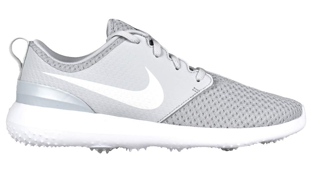 Nike Men's Roshe G Golf Shoes - Platinum, Size 10 | Comfortable & Lightweight Golf Footwear for Walking Courses | Perfect for Golfers & Casual Wear