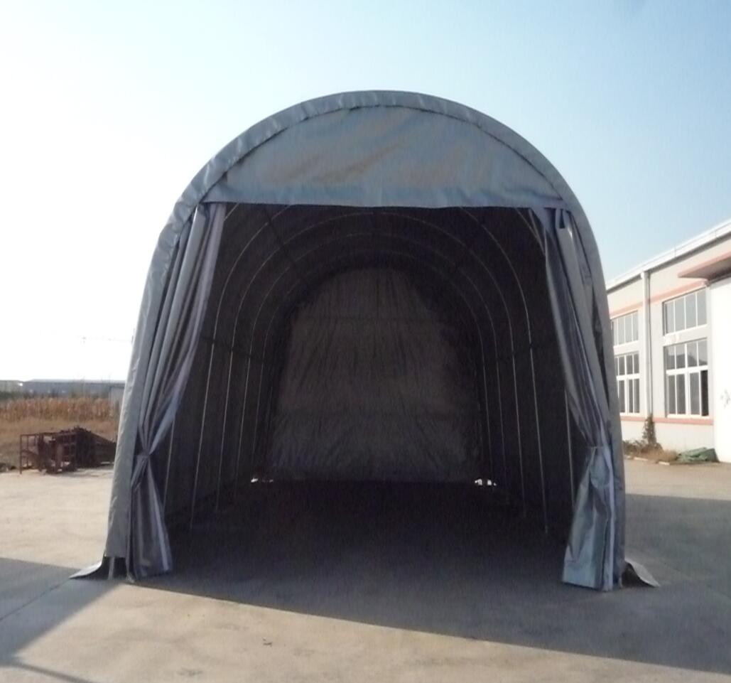 14'x30'x14' Heavy Duty PVC Storage Shelter Building - Waterproof, UV Resistant All Weather Protection for Outdoor Equipment, Vehicles & Garden Storage