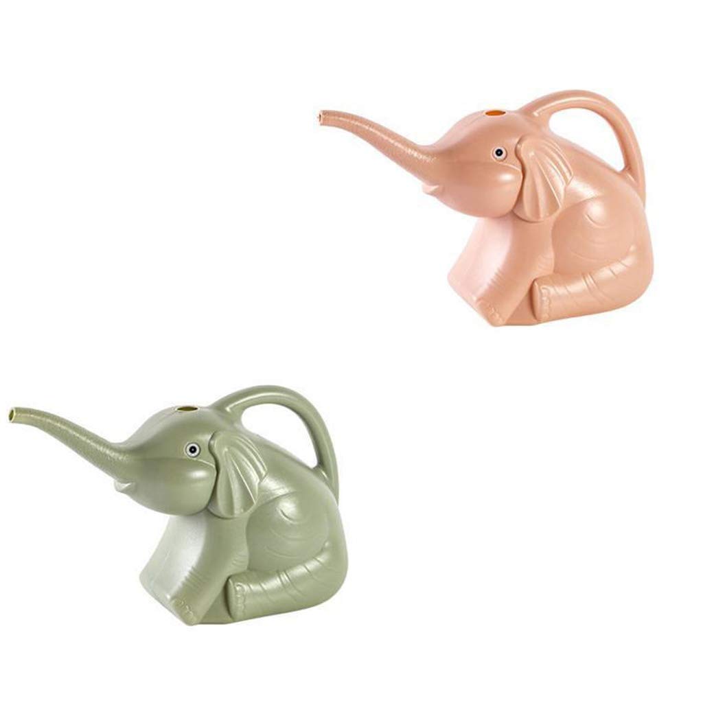 Cute Elephant Watering Can for Plants - Plastic Outdoor Garden Watering Pot with Sprinkler - Perfect for Patio, Lawn, and Home Gardening (Color: D) - Ideal for Indoor and Outdoor Plant Care, Flower Beds, and Small Gardens