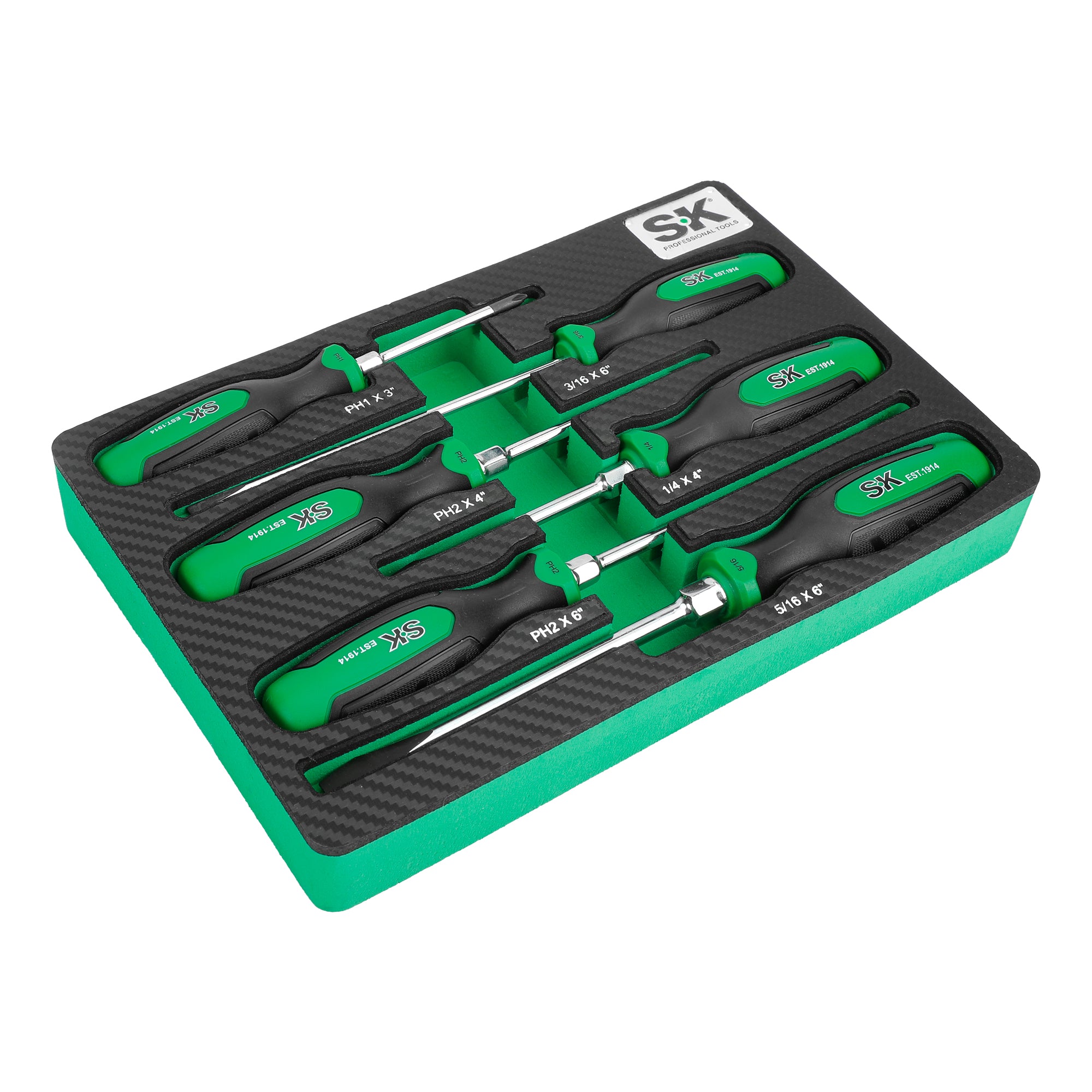 6-Piece Dual Material Magnetic Screwdriver Set - Professional Screwdriver Kit for Home Repair, Electronics, and DIY Projects
